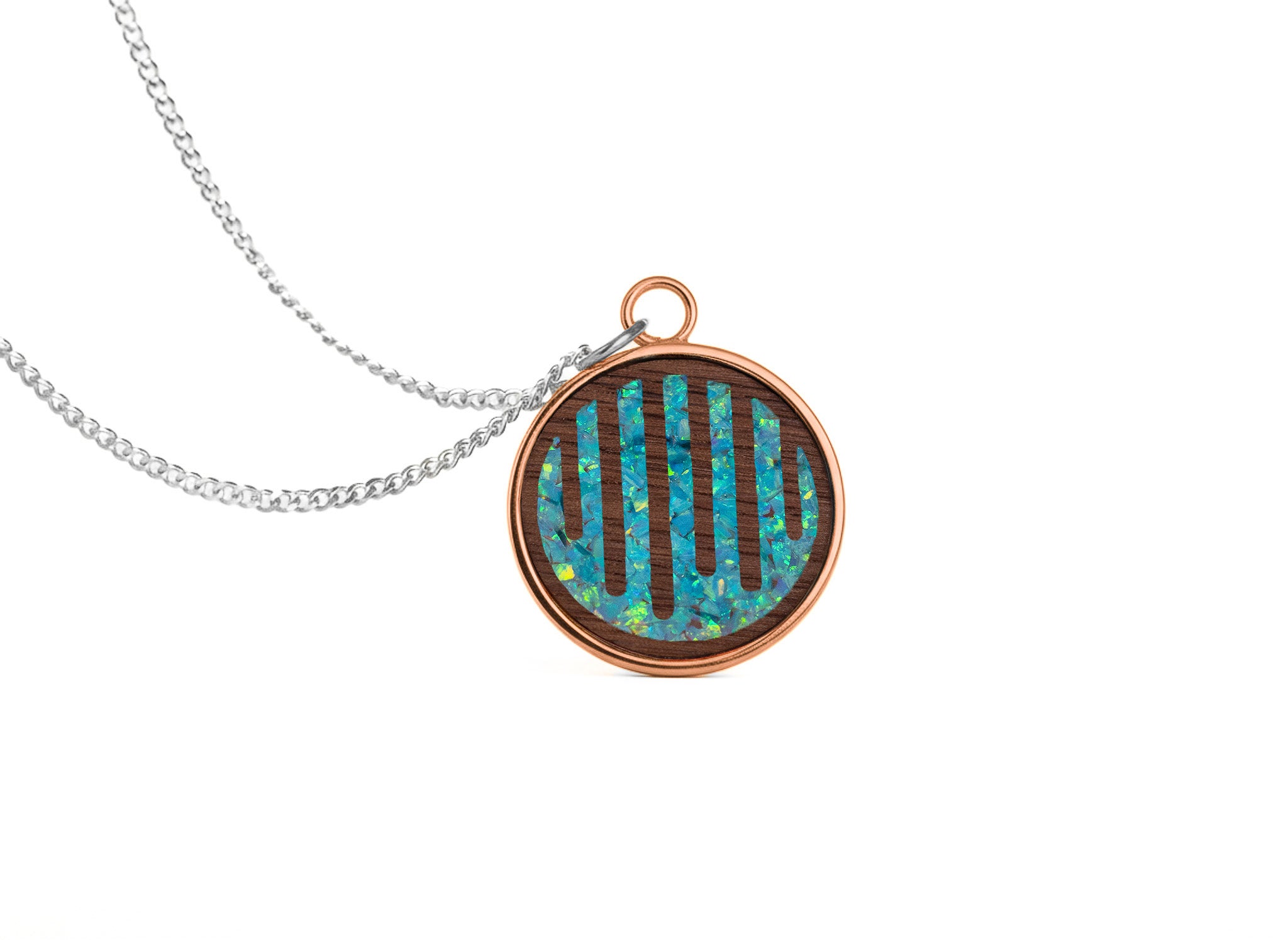 Raindrop Pendant Walnut