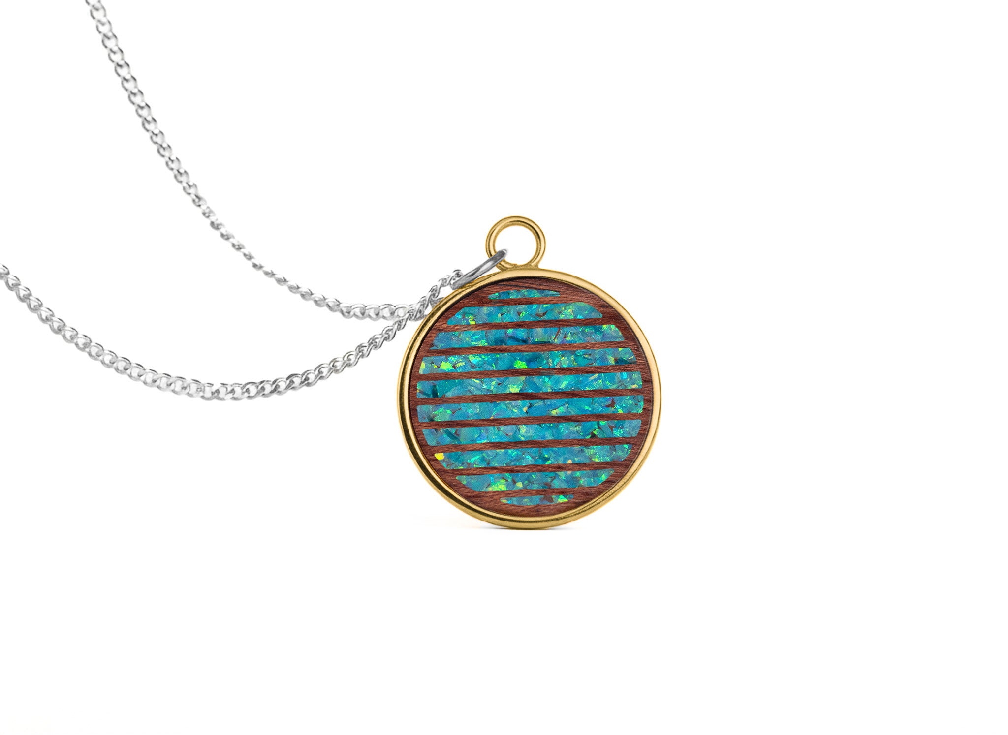 Grid Pendant Bubinga