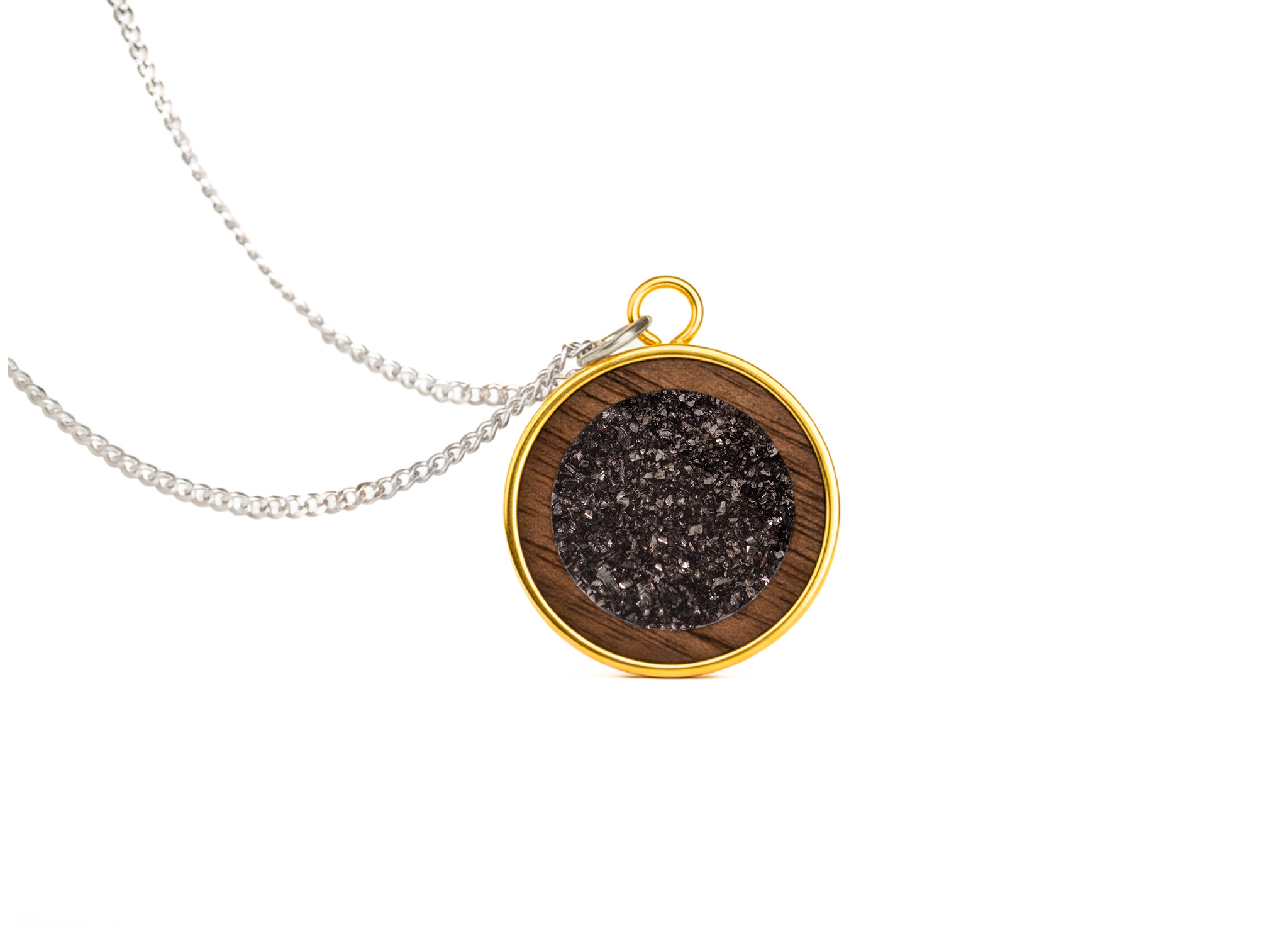 Circle Pendant Walnut