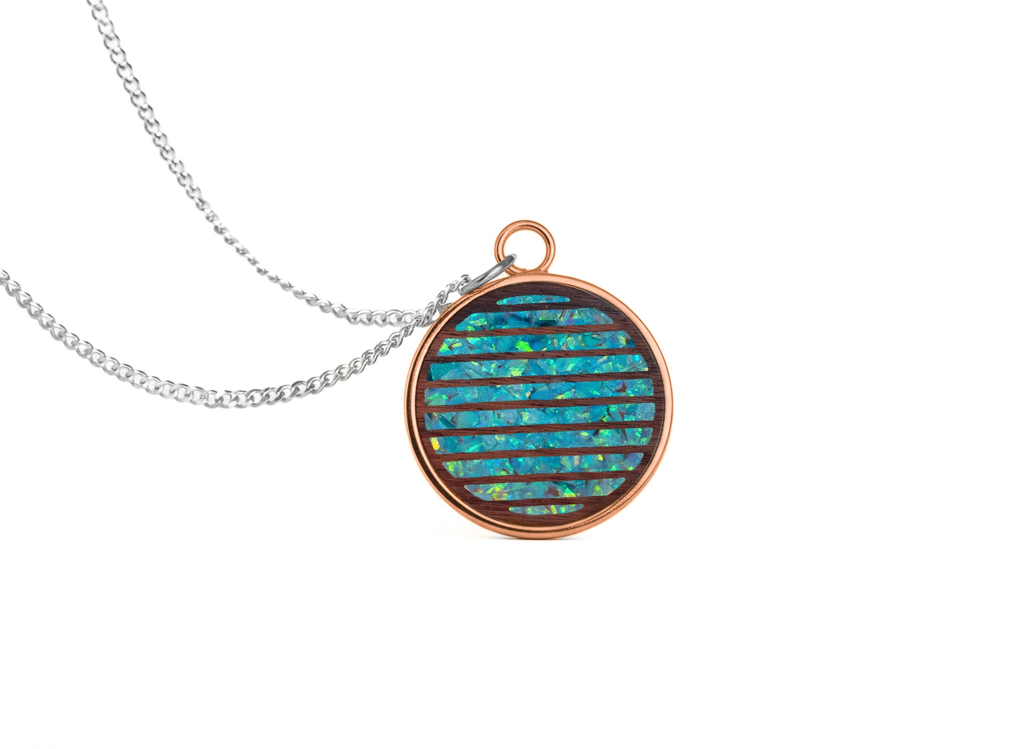 Grid Pendant Rosewood