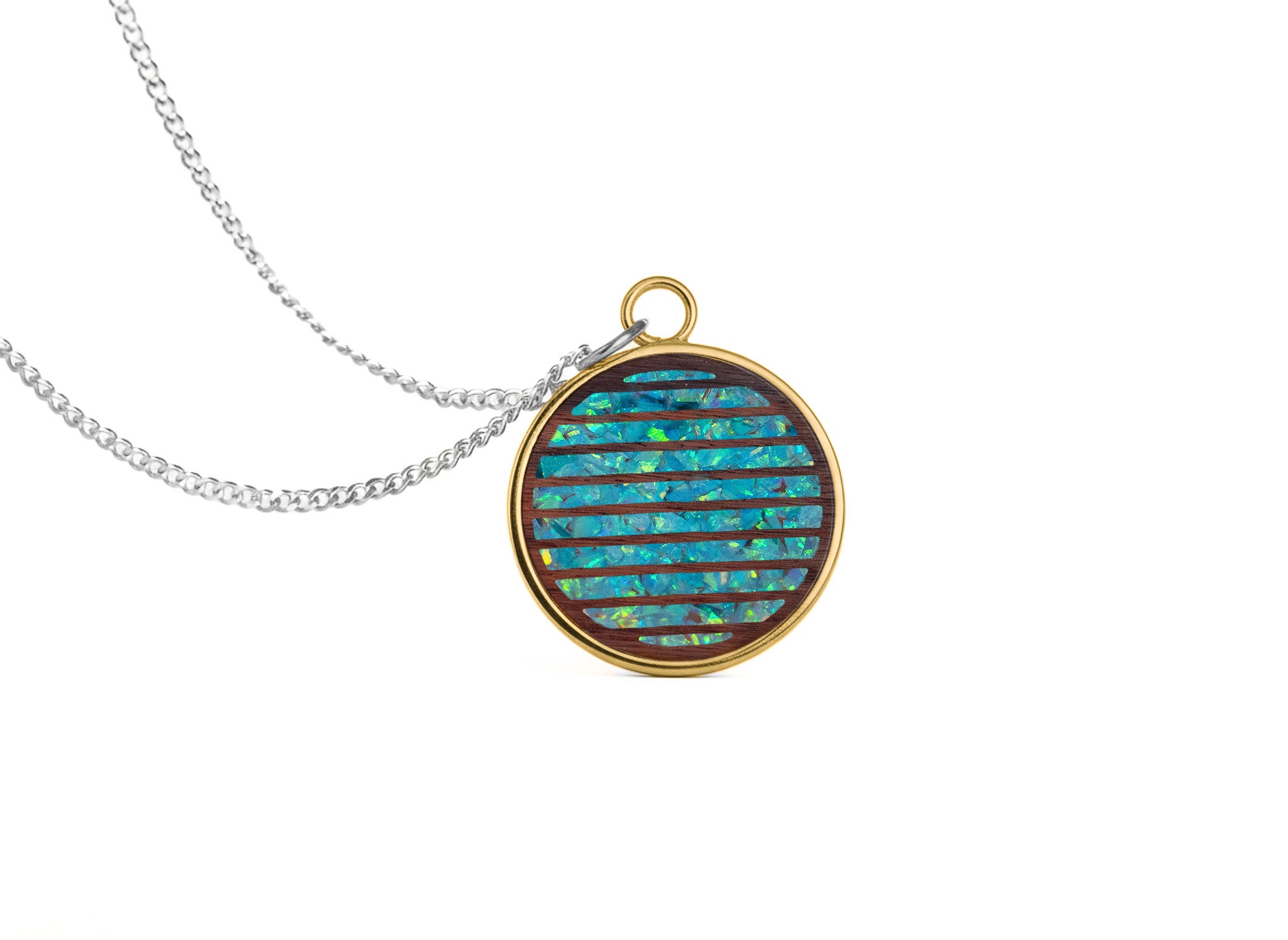 Grid Pendant Rosewood