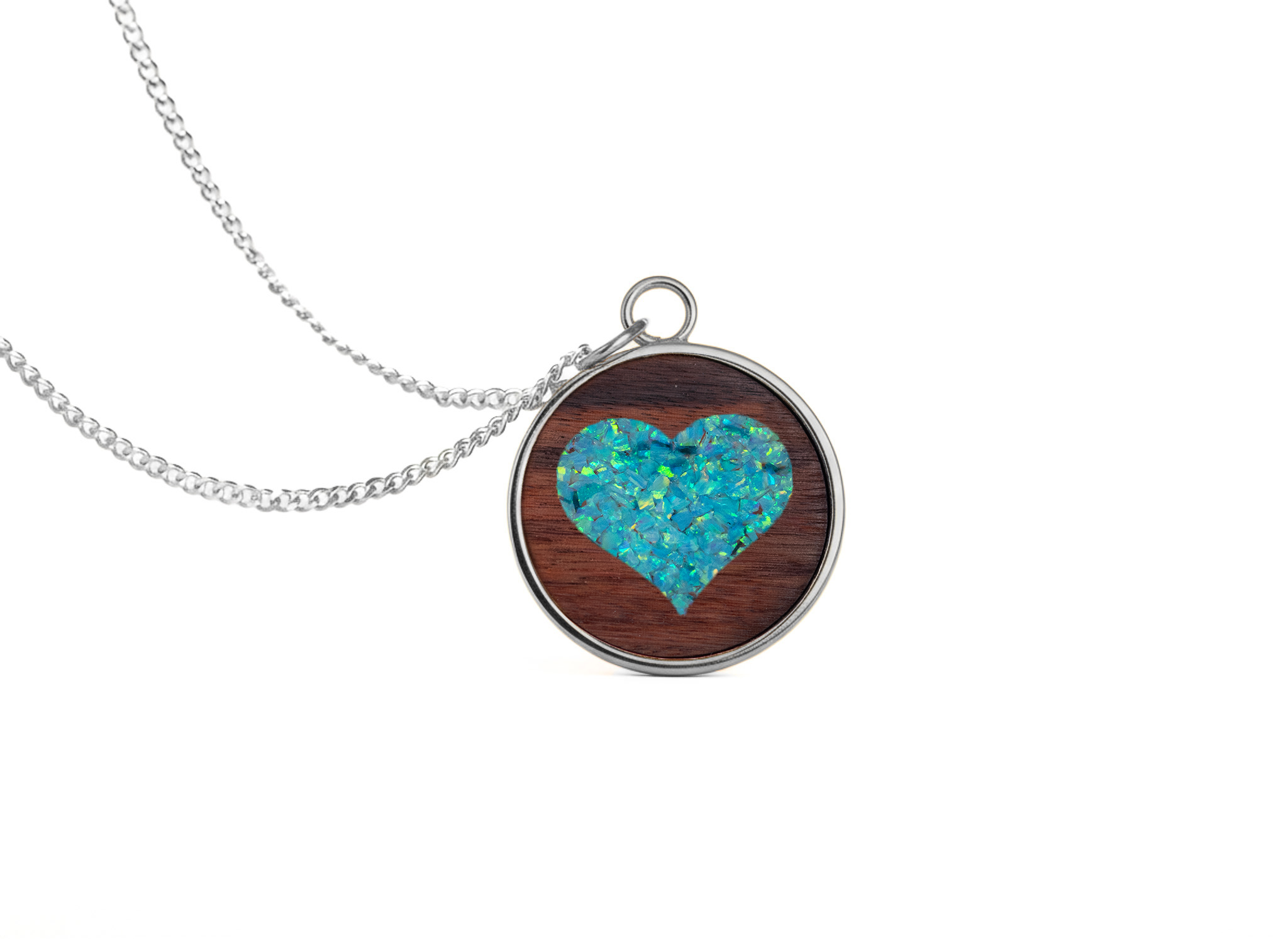 Heart Pendant Rosewood