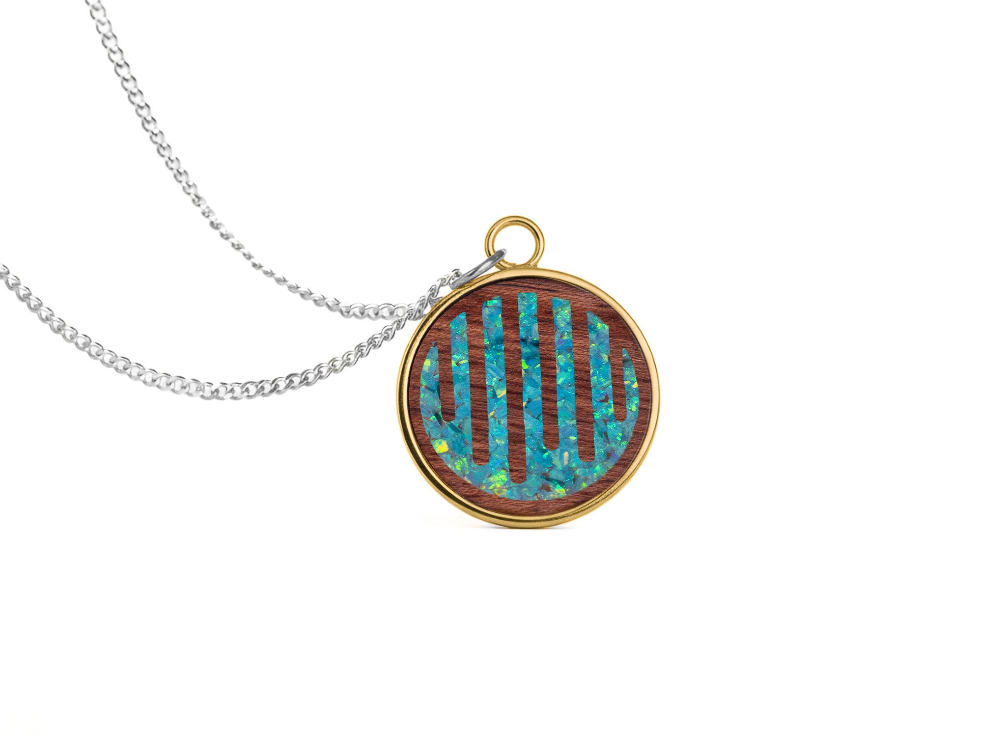 Raindrop Pendant Bubinga