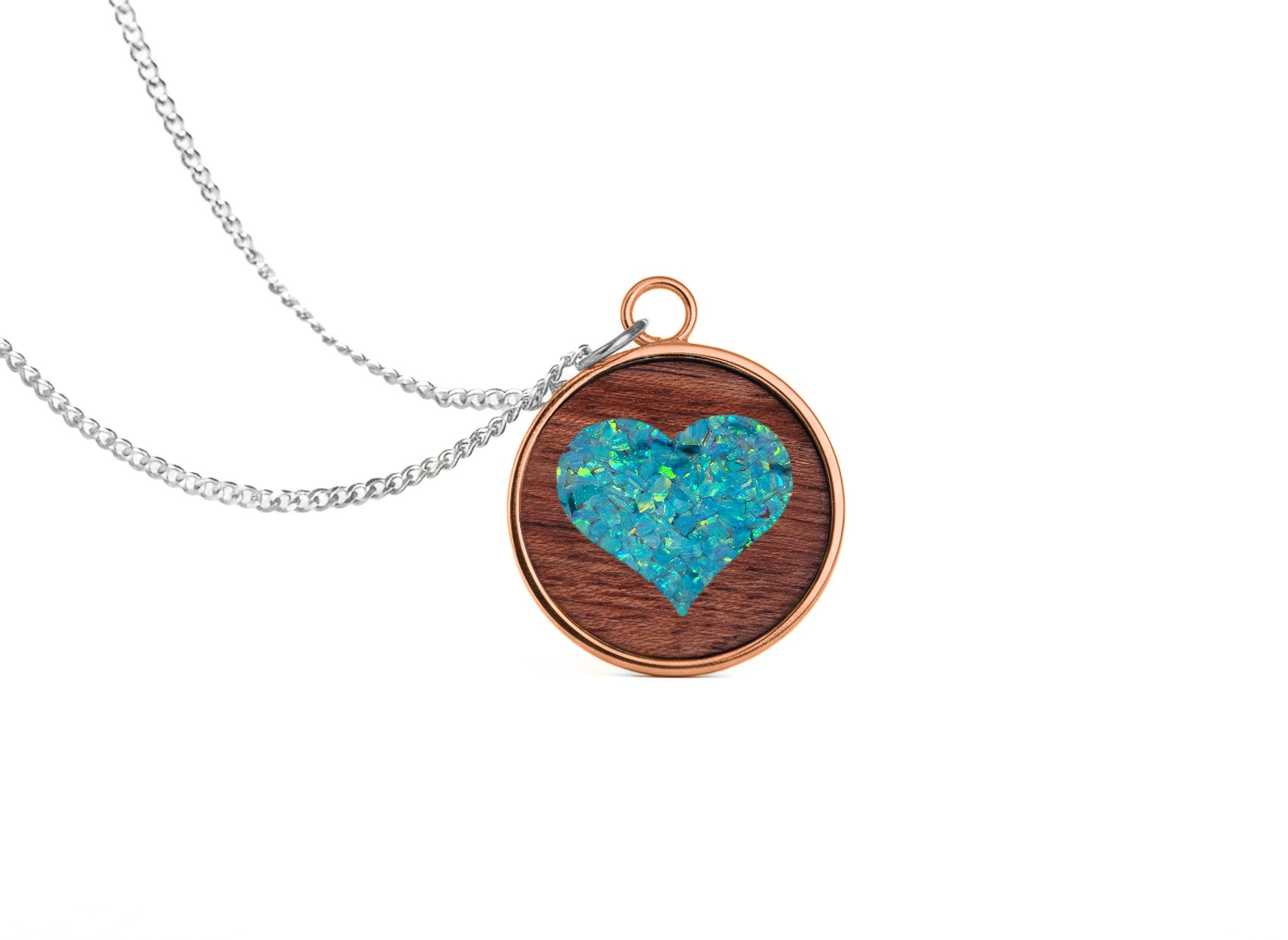 Heart Pendant Bubinga