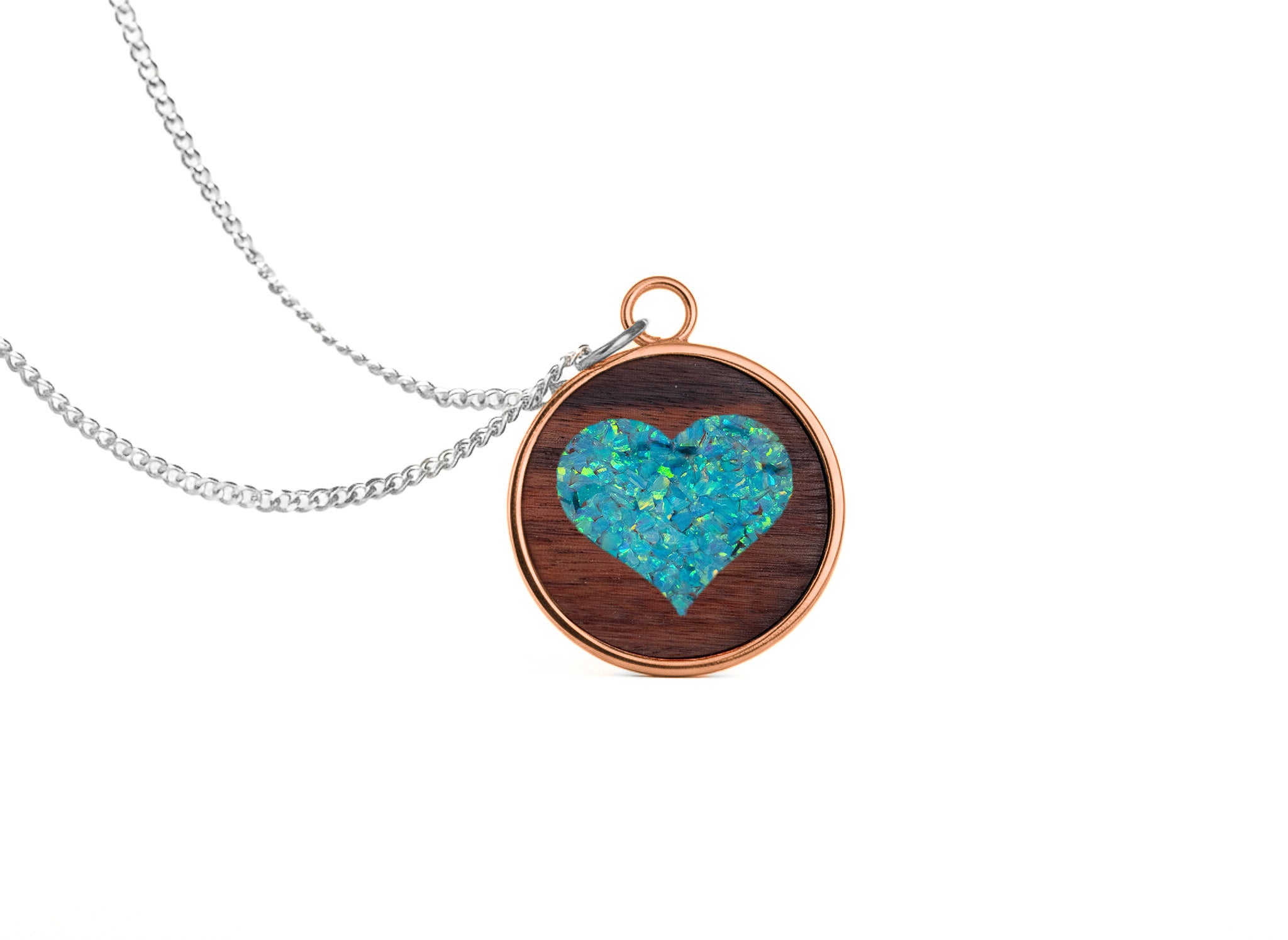Heart Pendant Rosewood