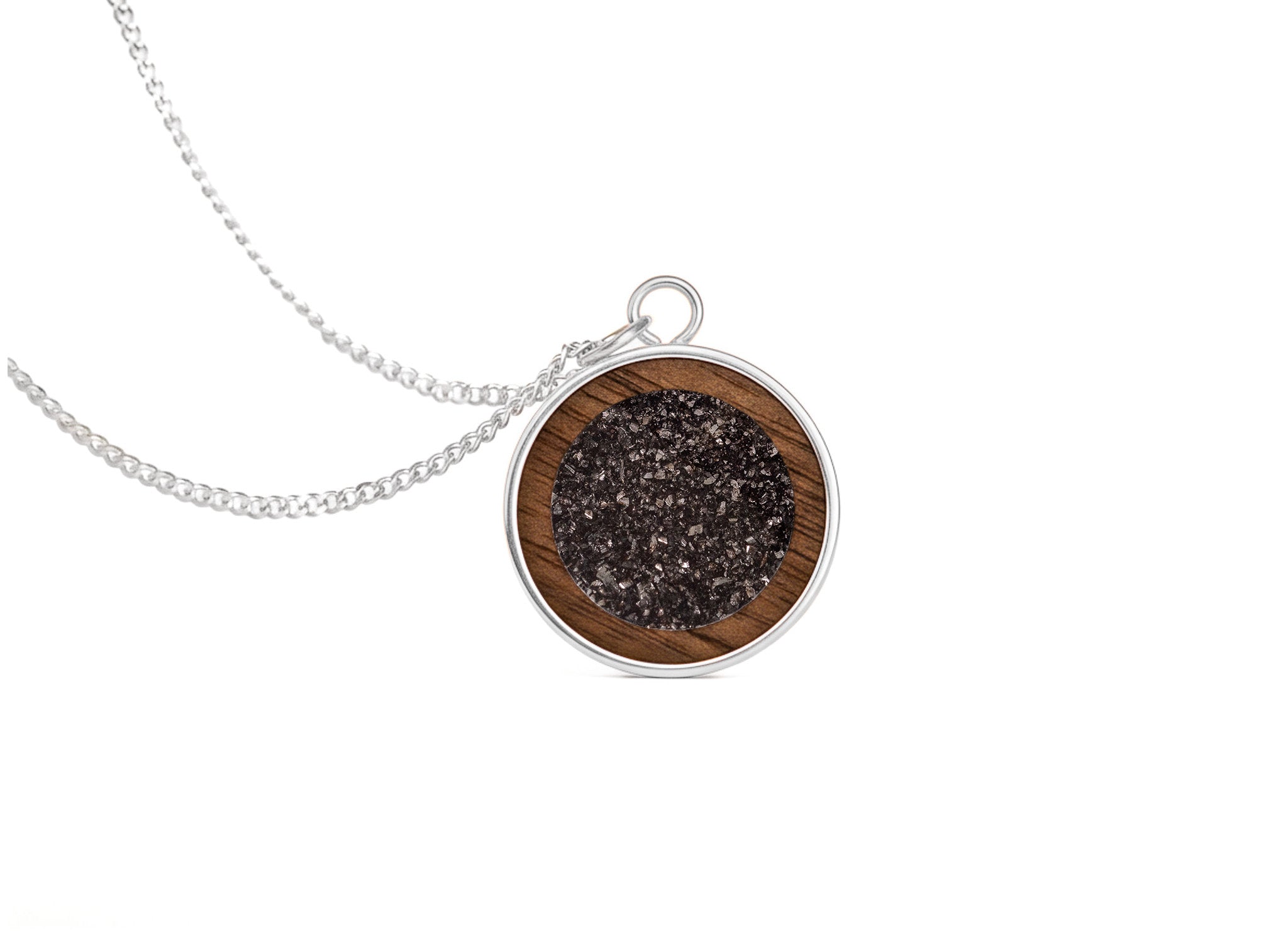 Circle Pendant Walnut