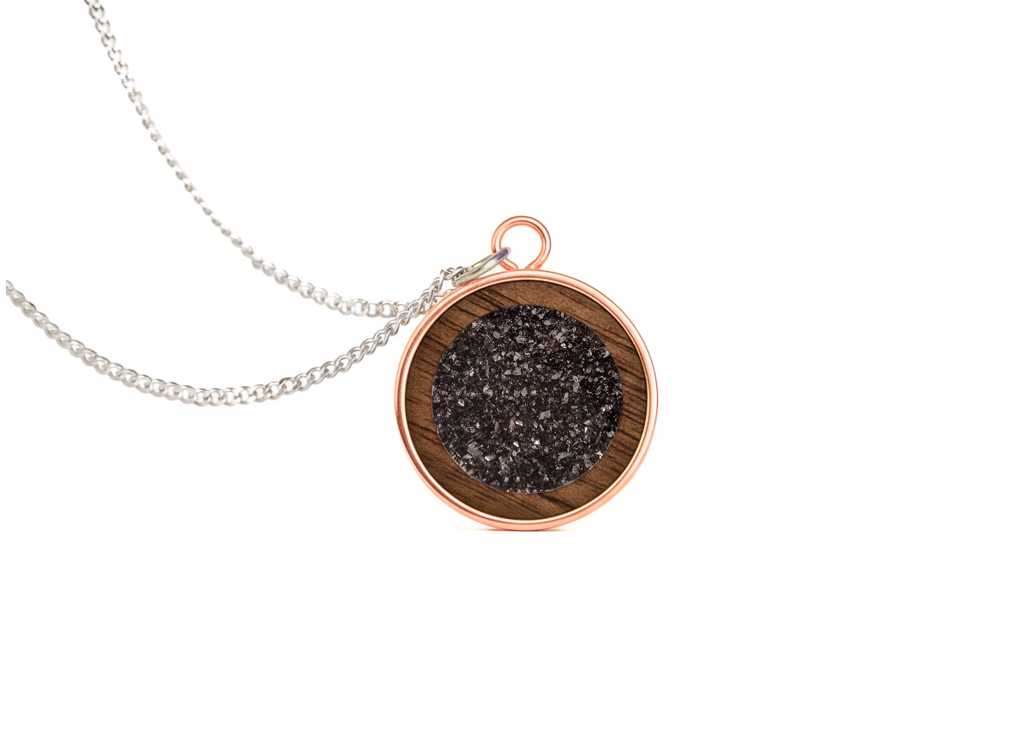 Circle Pendant Walnut