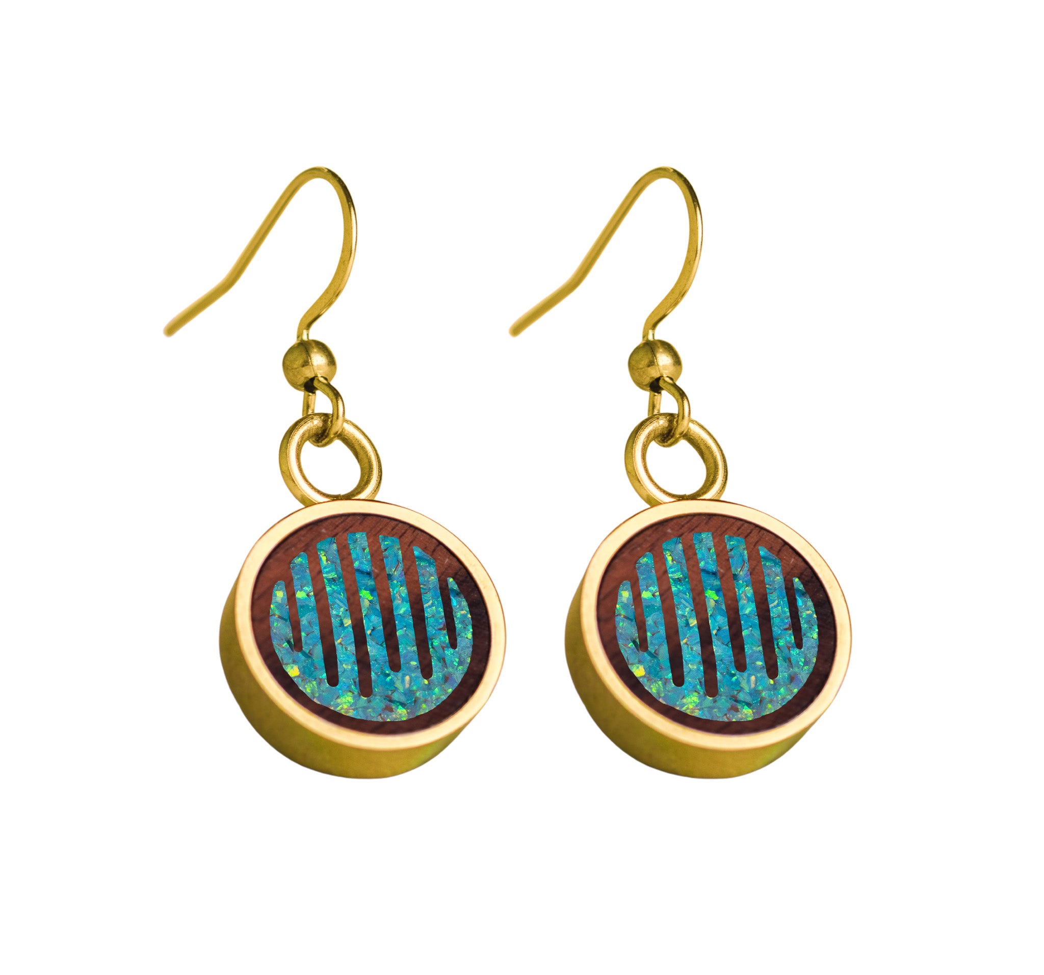 Raindrops Earrings Rosewood