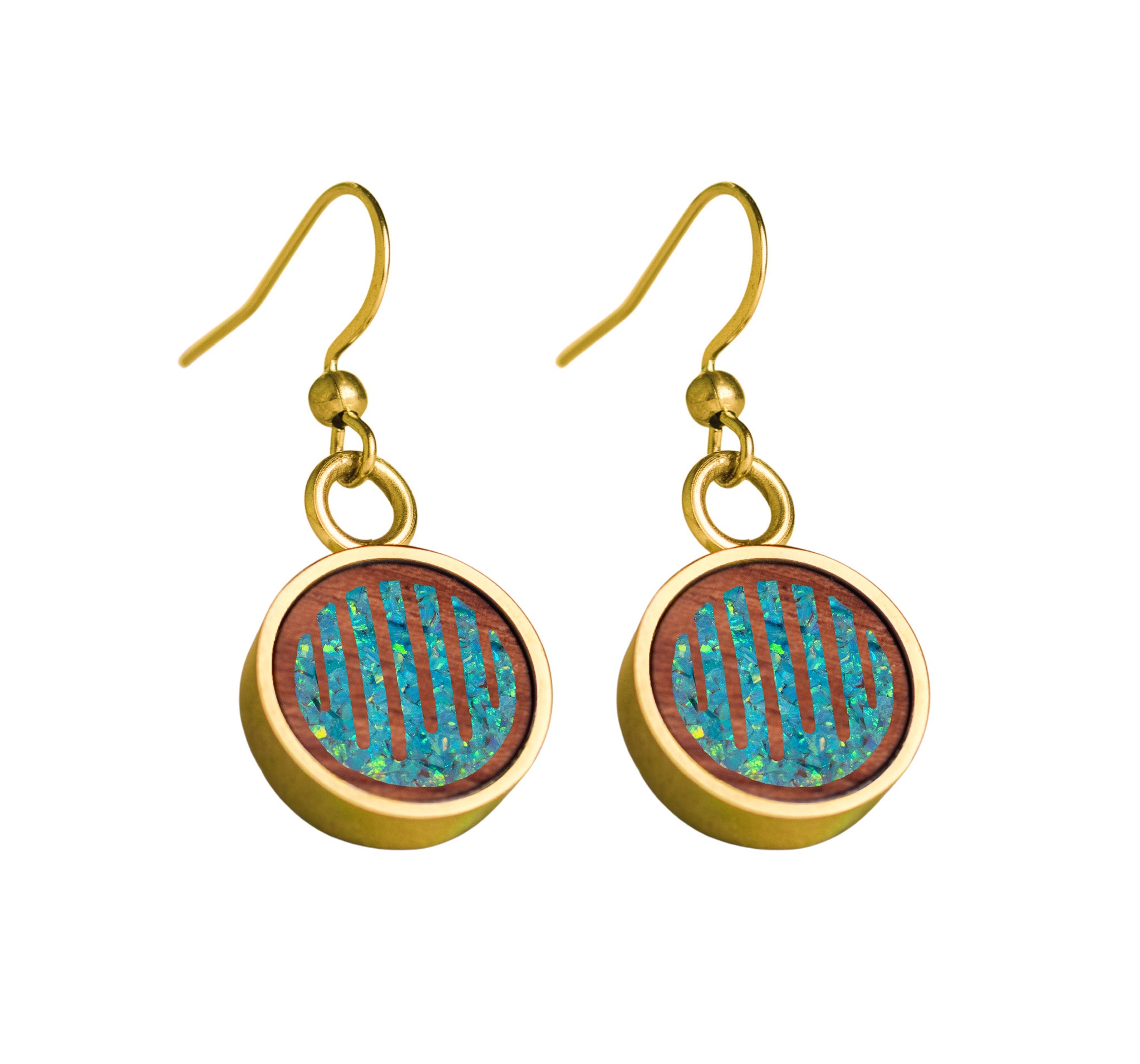 Raindrops Earrings Bubinga
