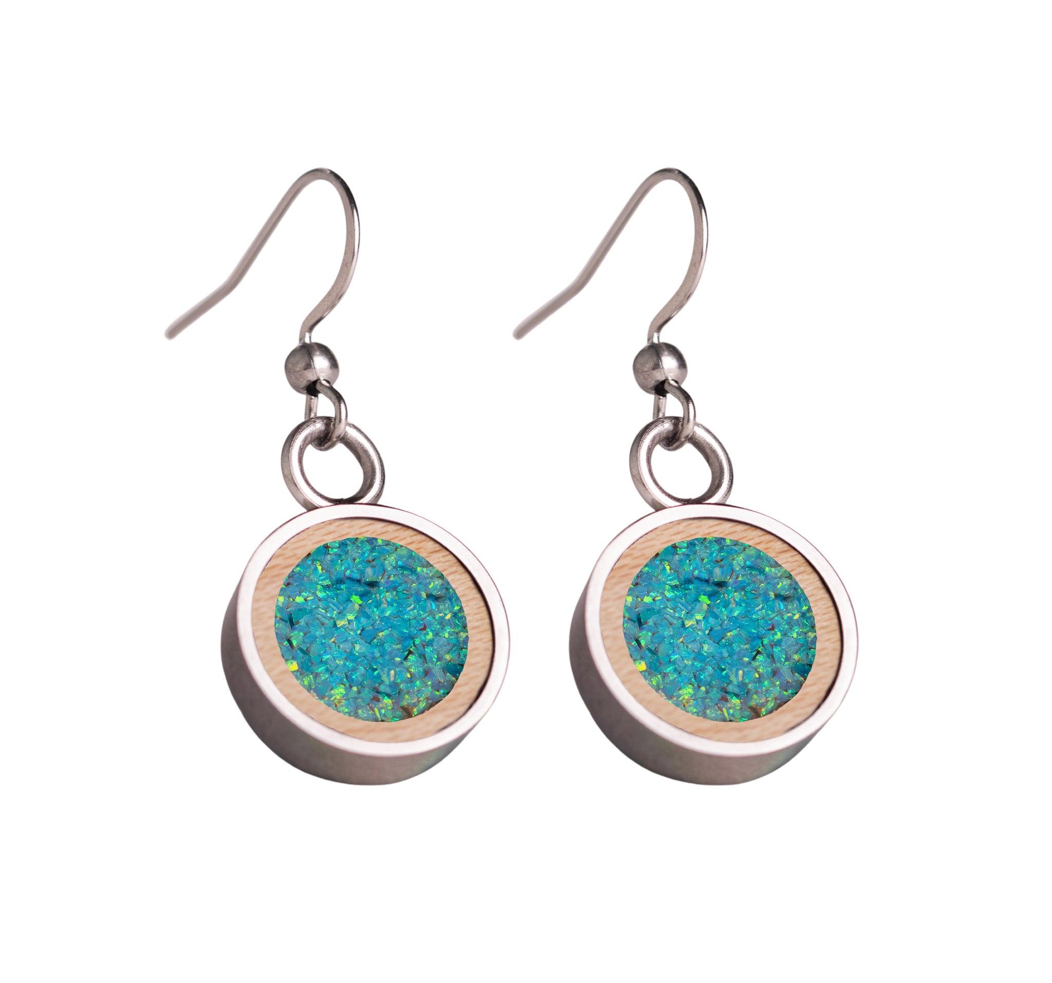 Circle Earrings Maple