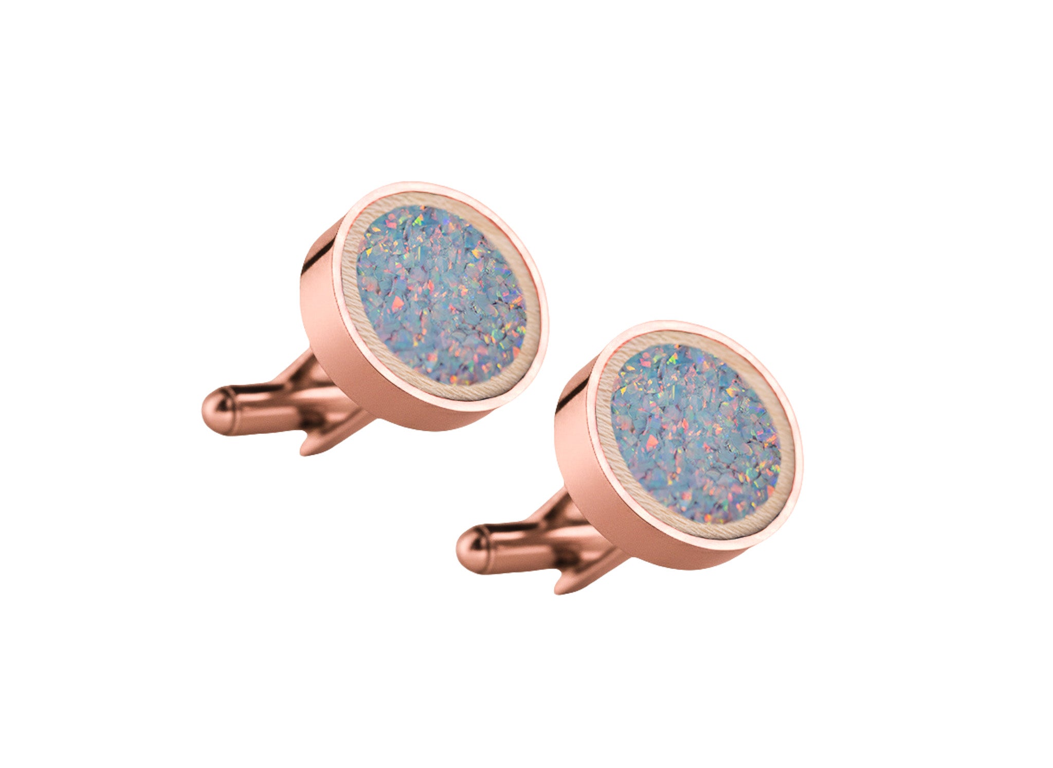 Circle Cufflinks Maple