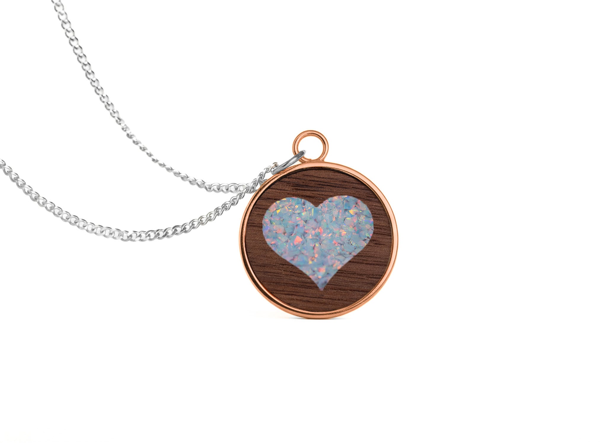 Heart Pendant Walnut