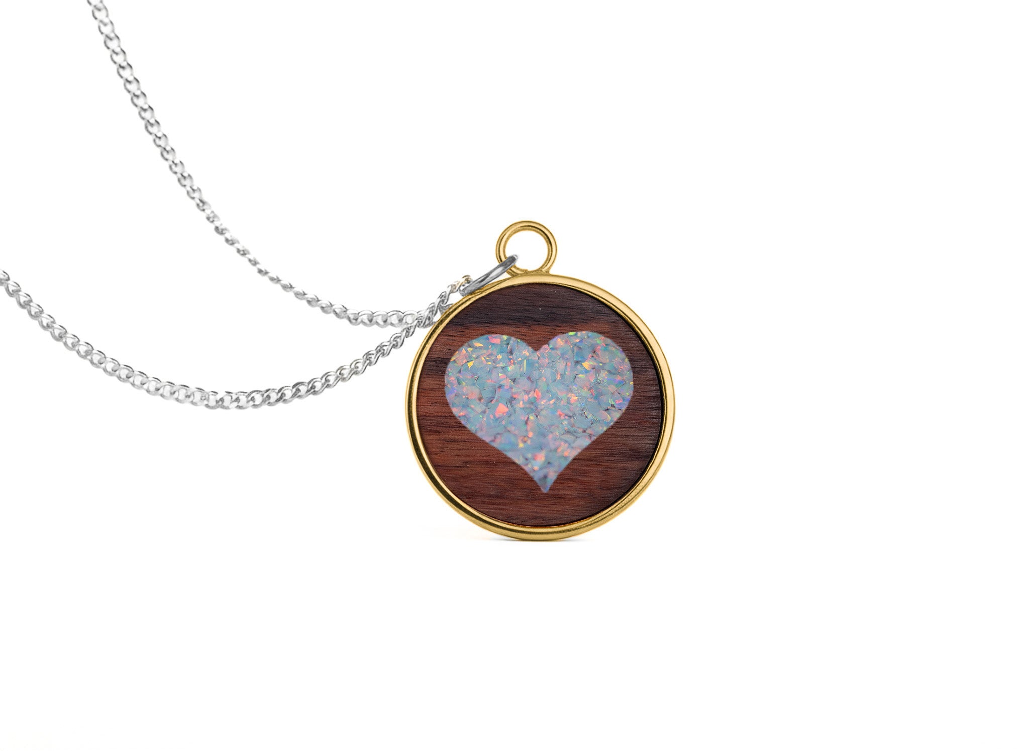 Heart Pendant Rosewood