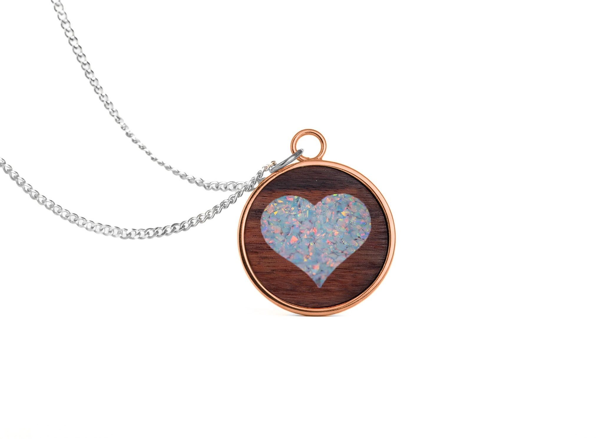 Heart Pendant Rosewood