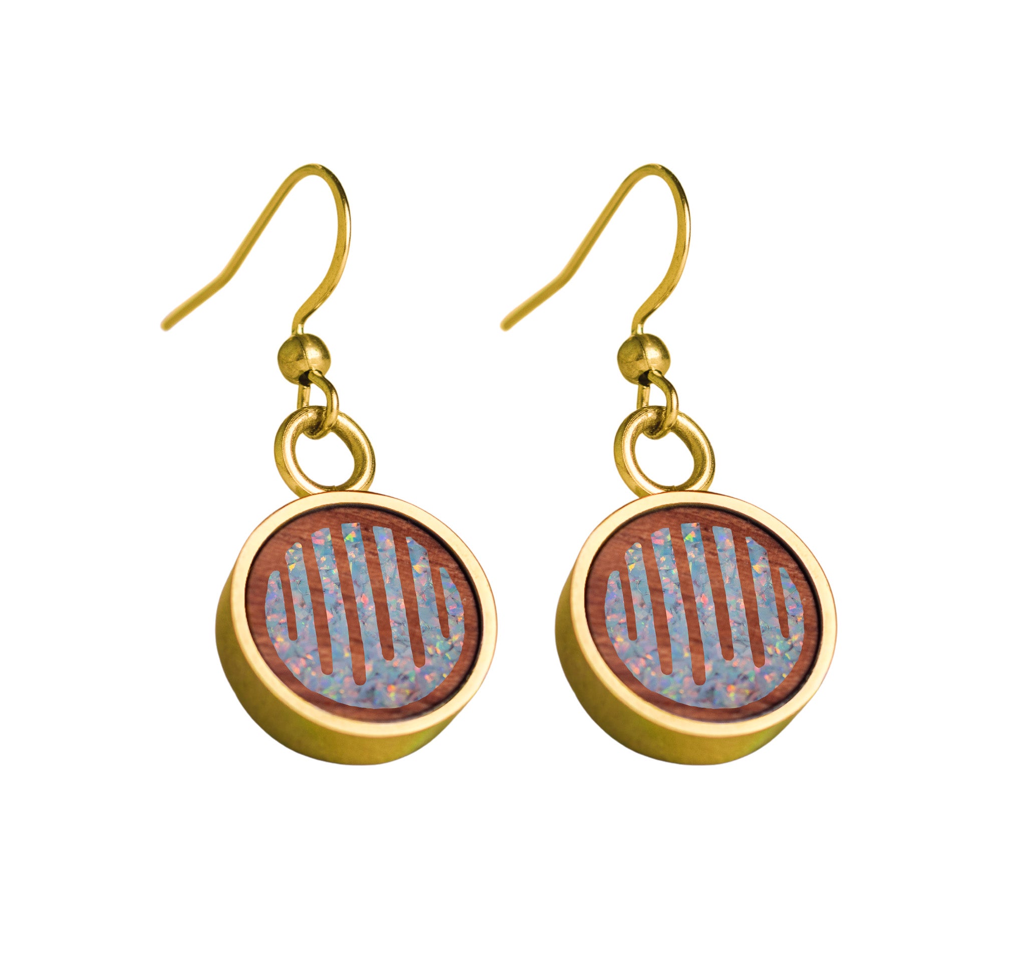 Raindrops Earrings Bubinga