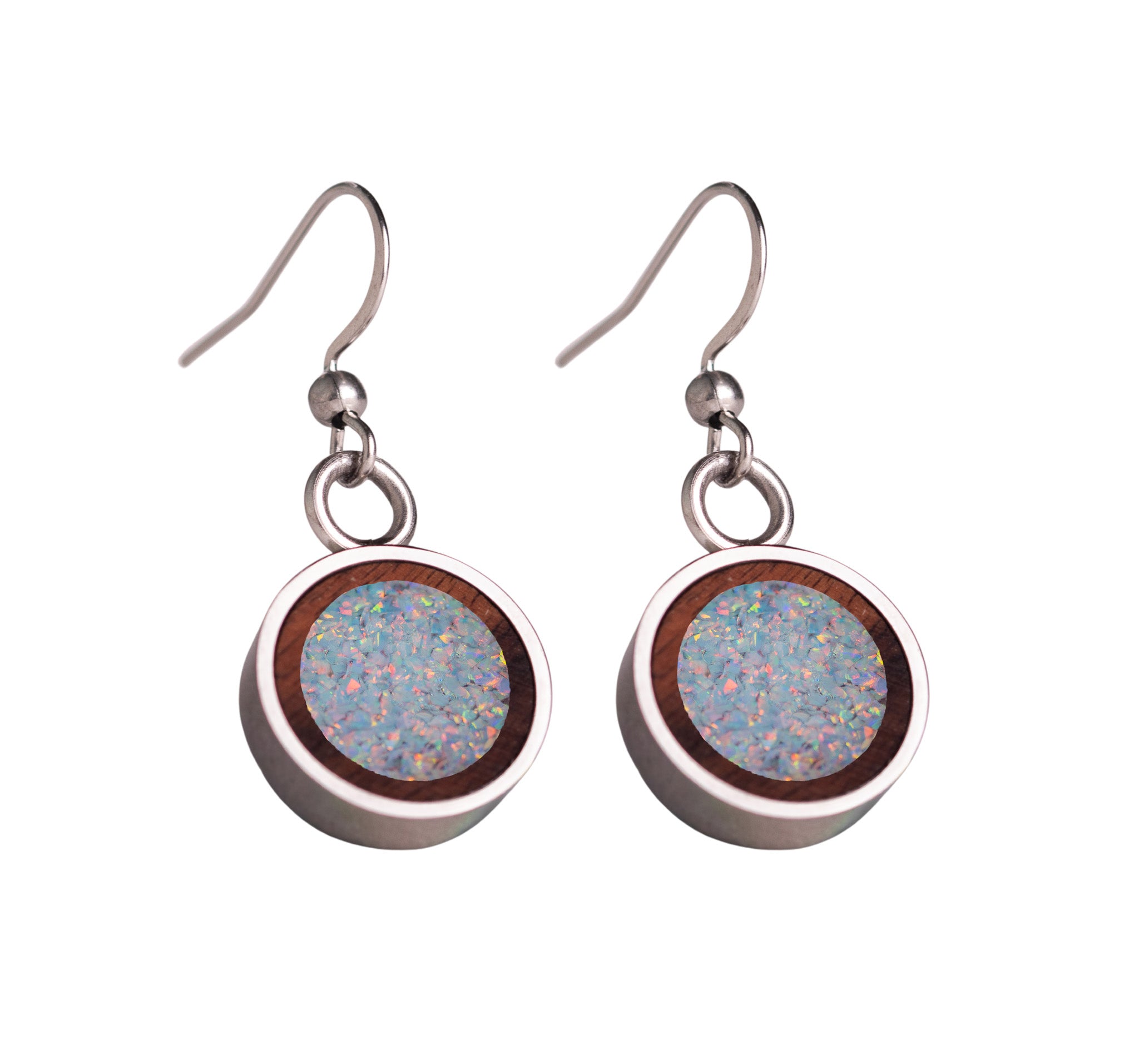 Circle Earrings Rosewood