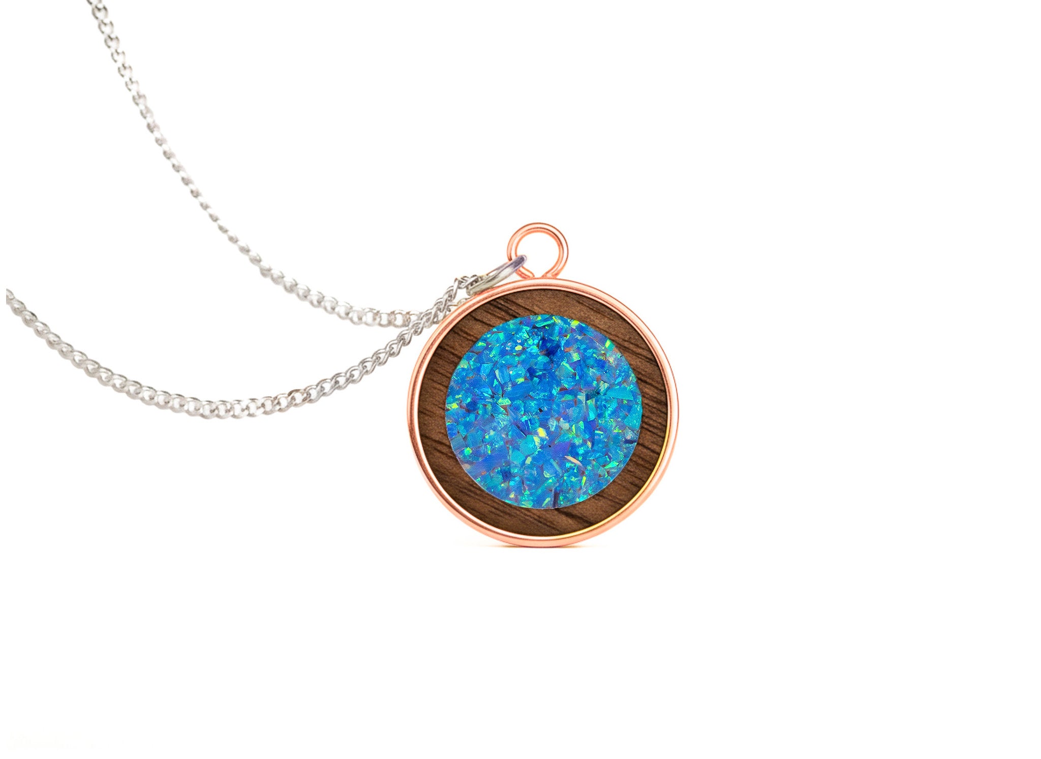 Circle Pendant Walnut