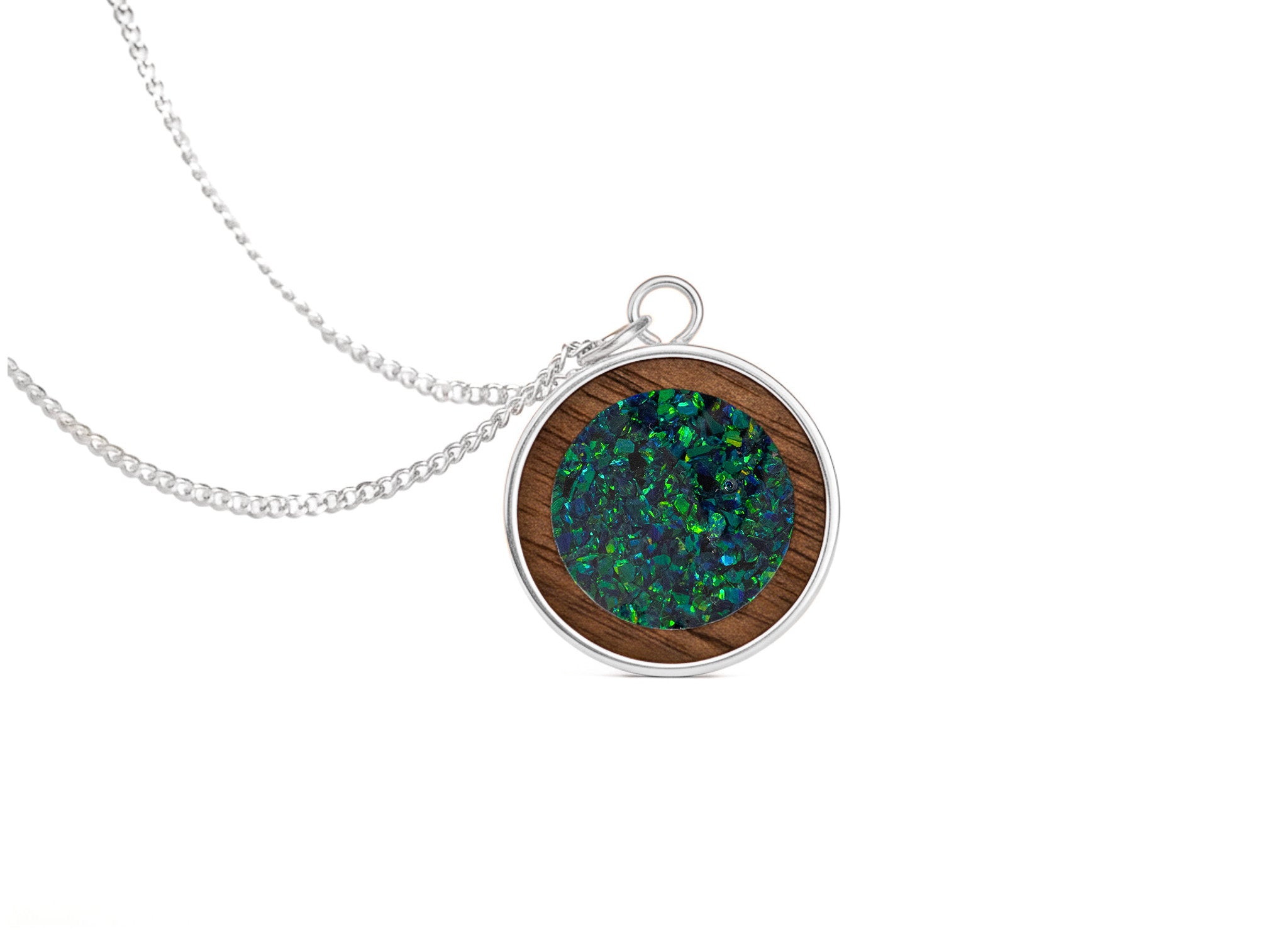 Circle Pendant Walnut