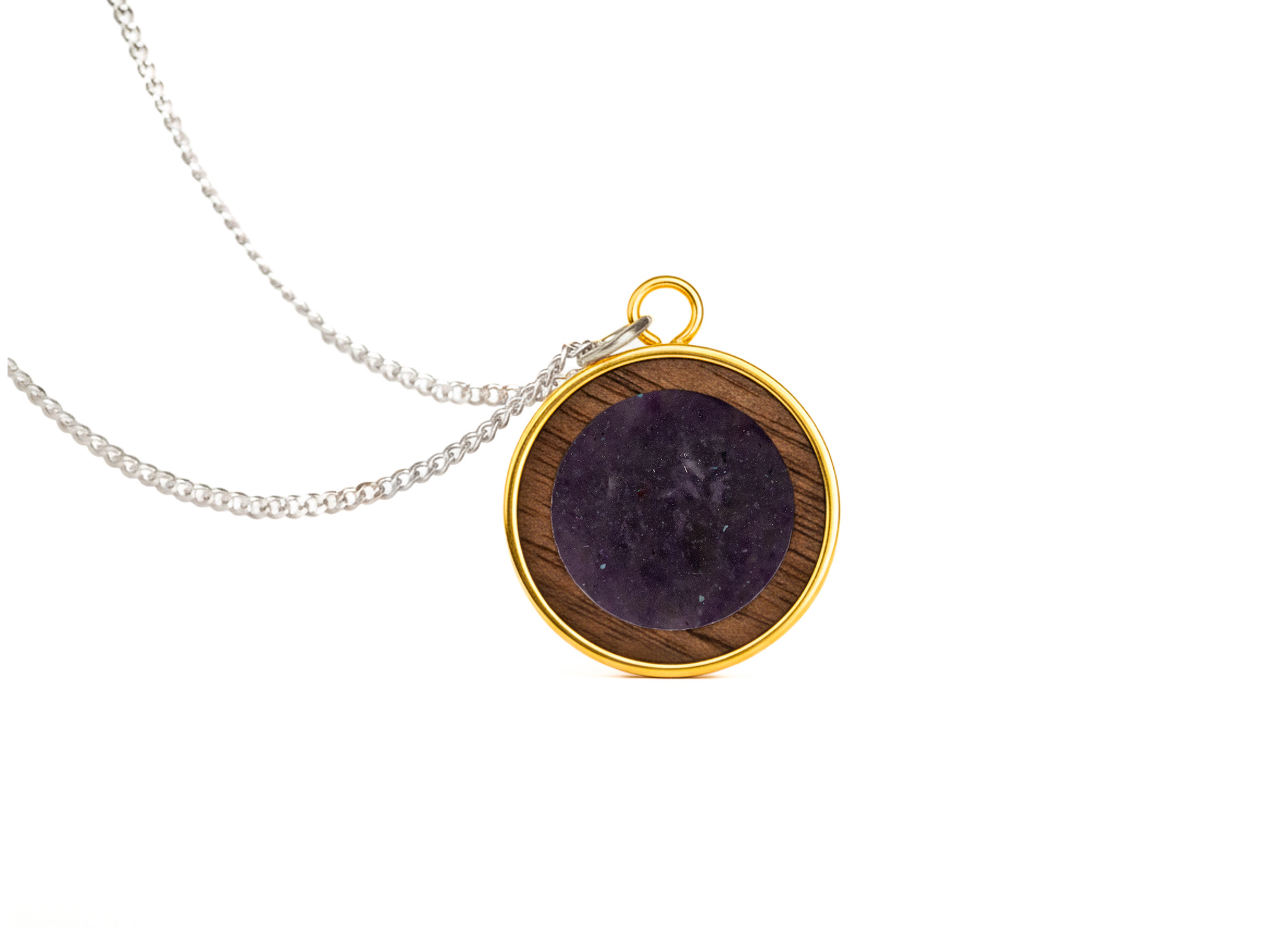 Circle Pendant Walnut