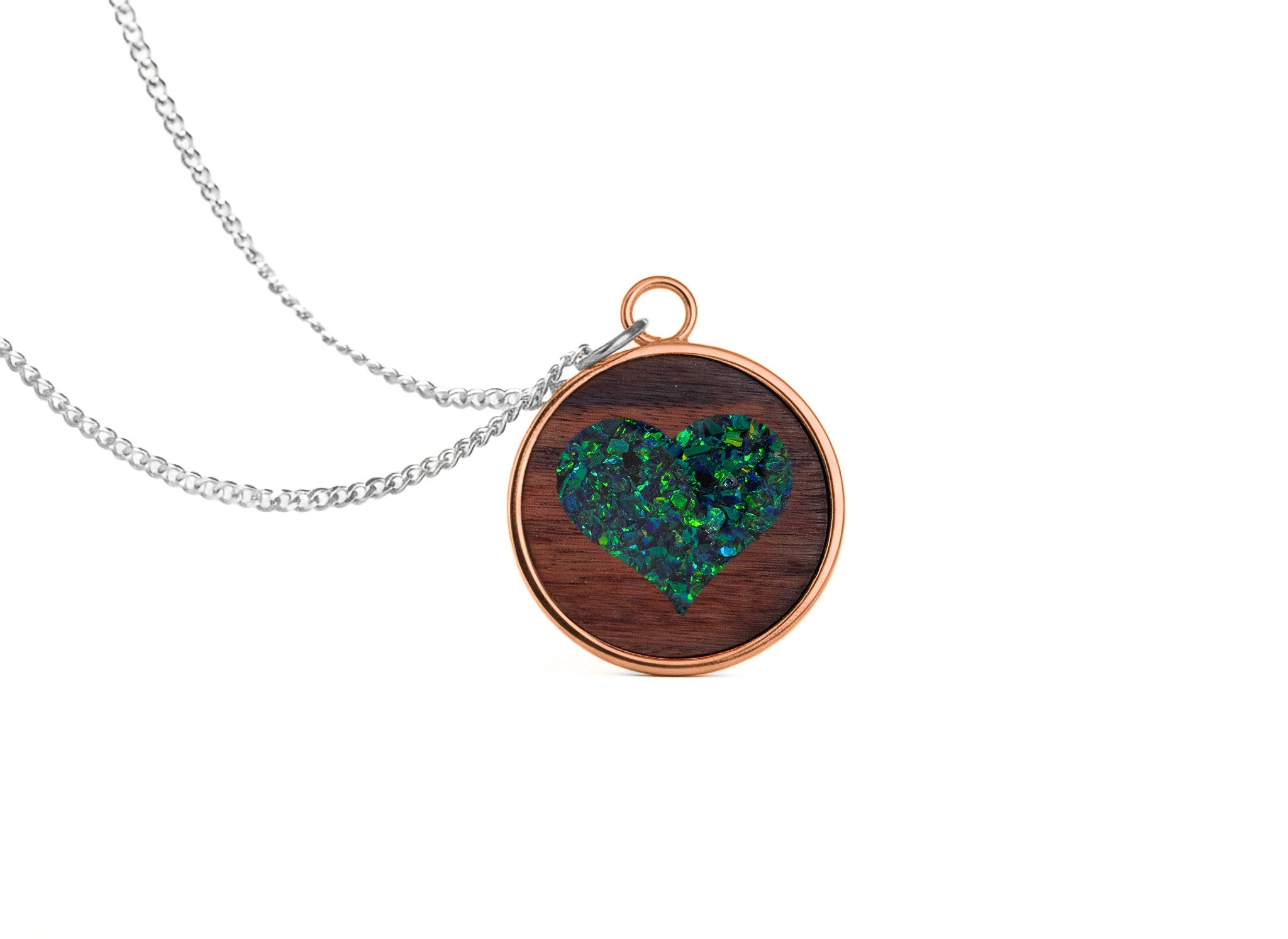 Heart Pendant Rosewood