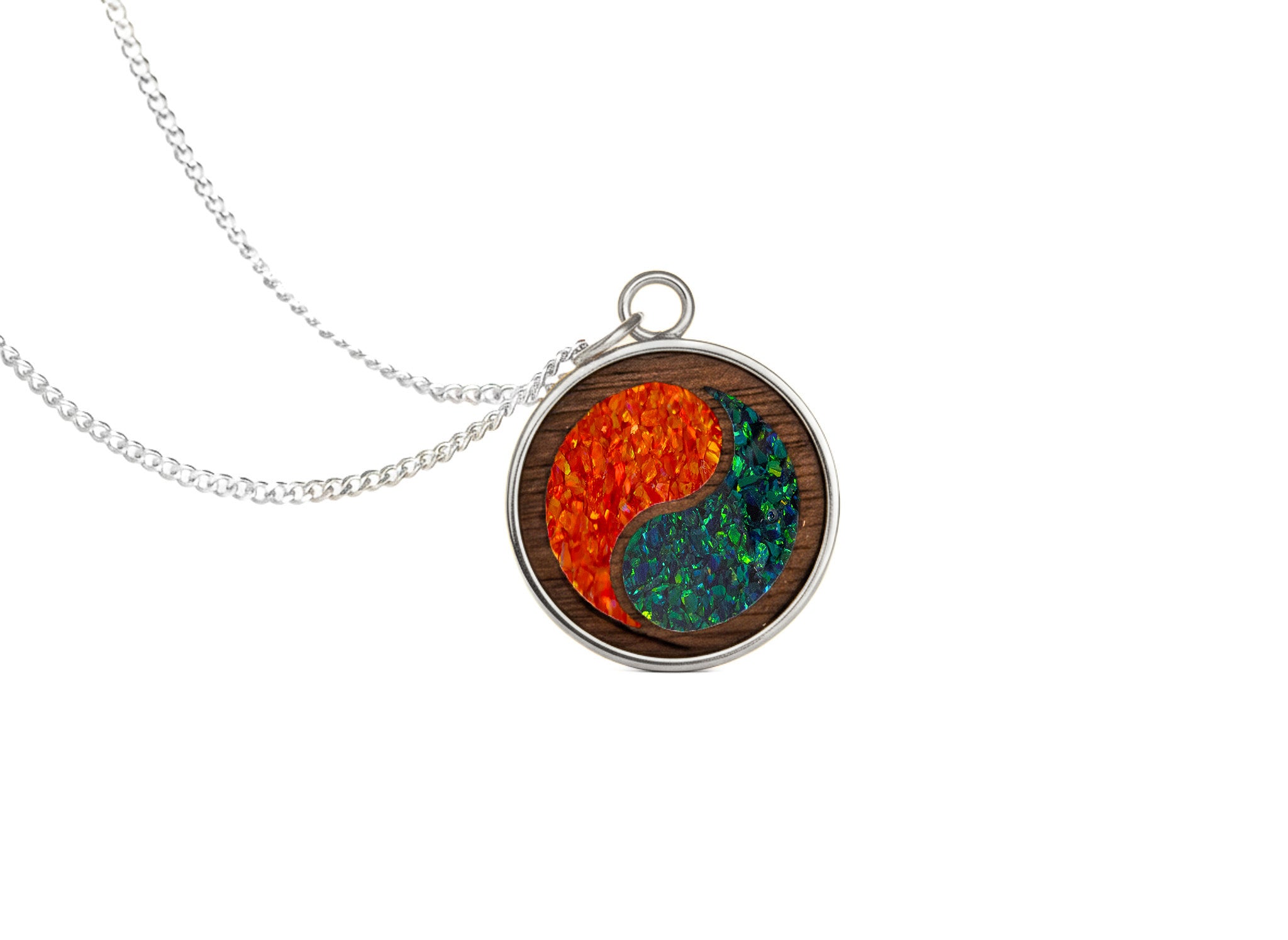 Yin-Yang Pendant Walnut