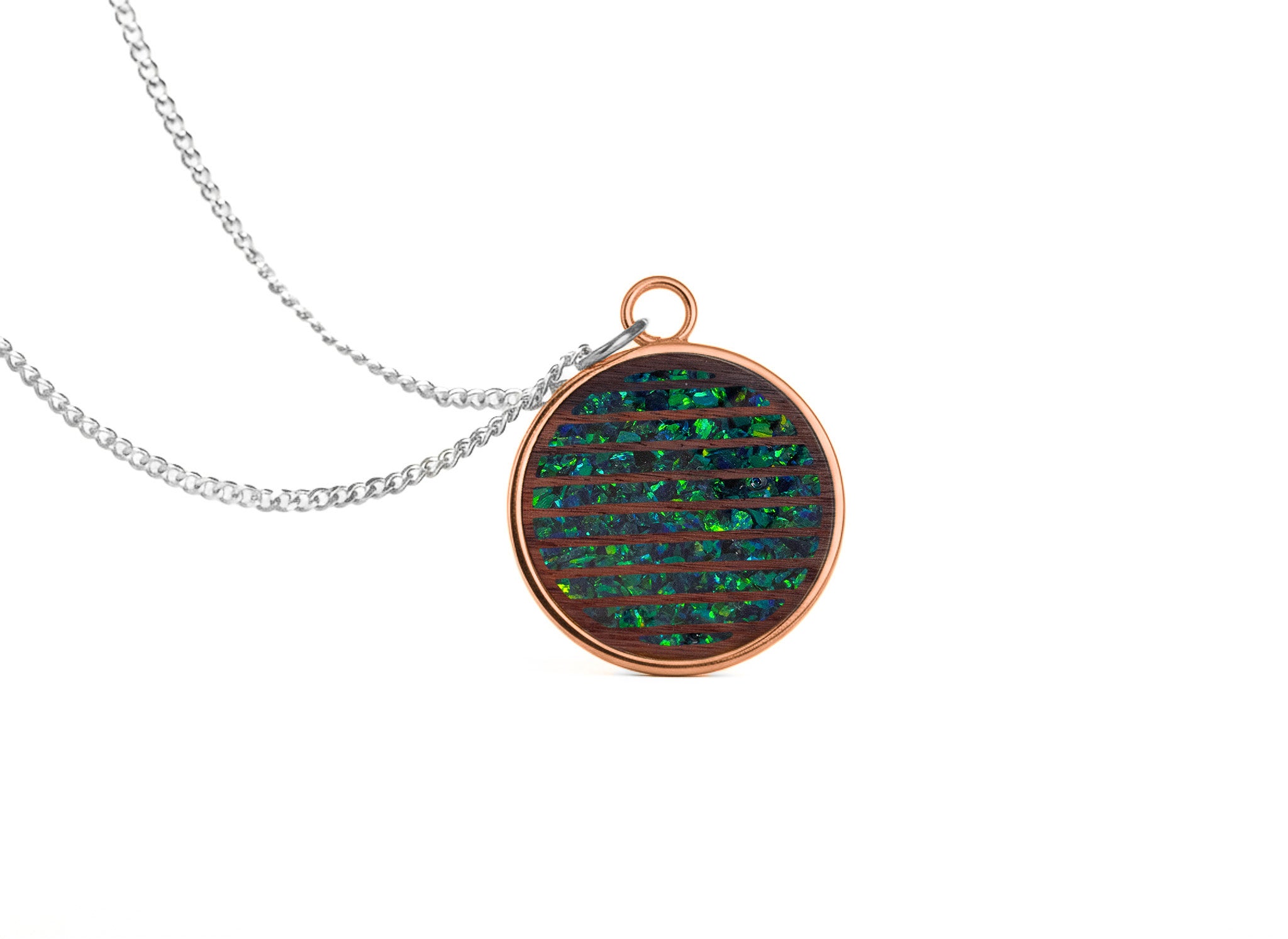 Grid Pendant Rosewood