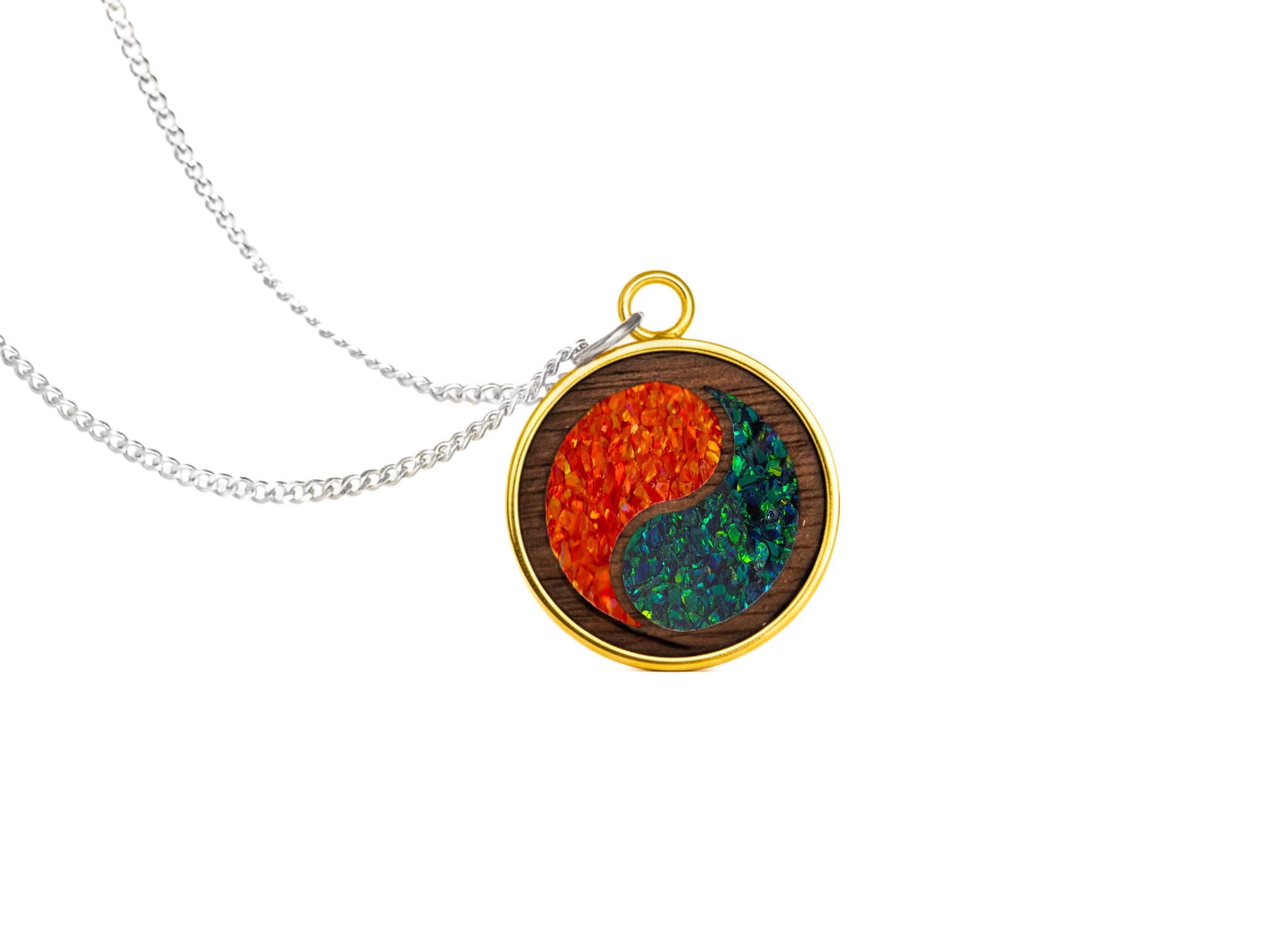 Yin-Yang Pendant Walnut