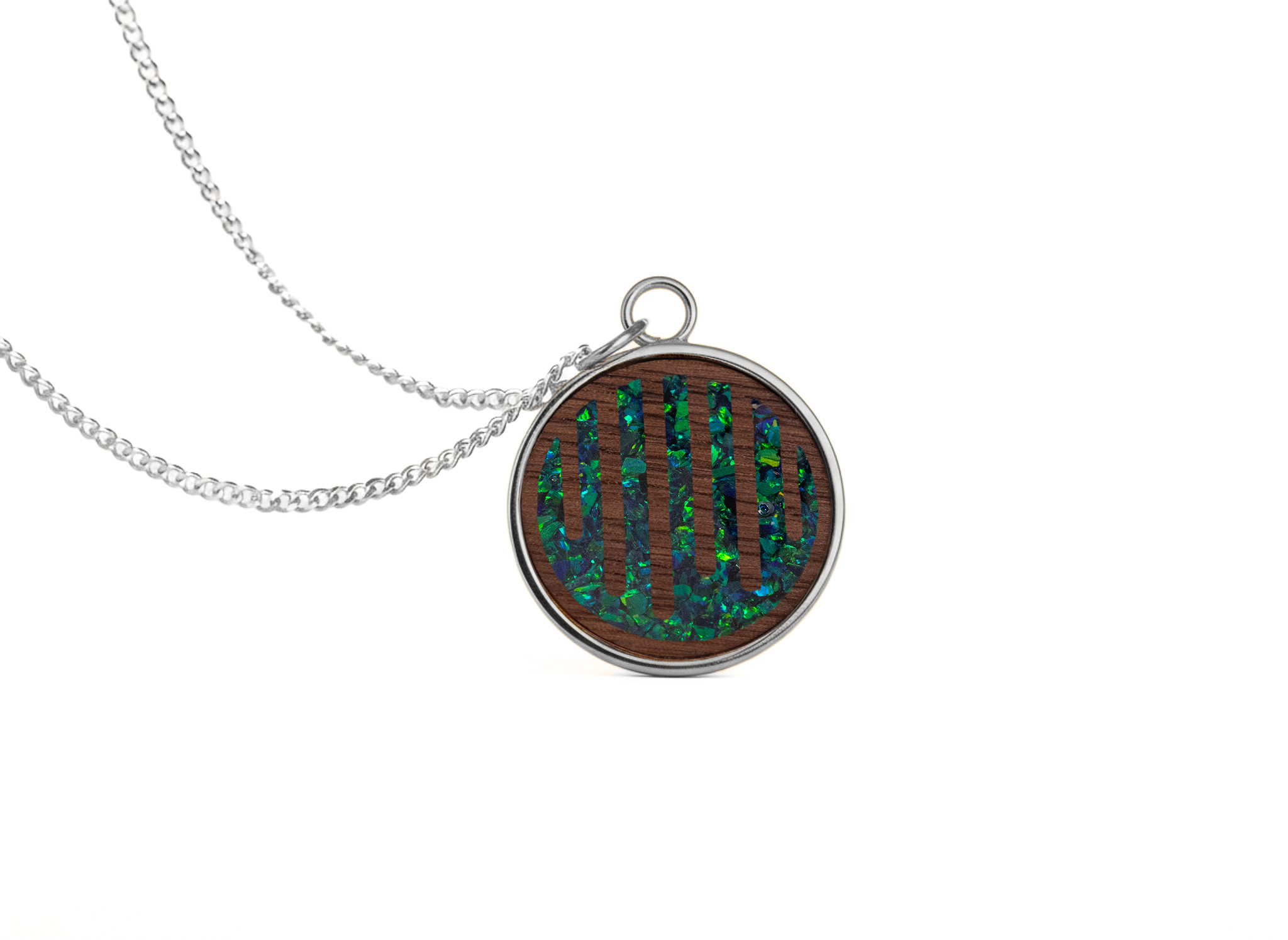 Raindrop Pendant Walnut
