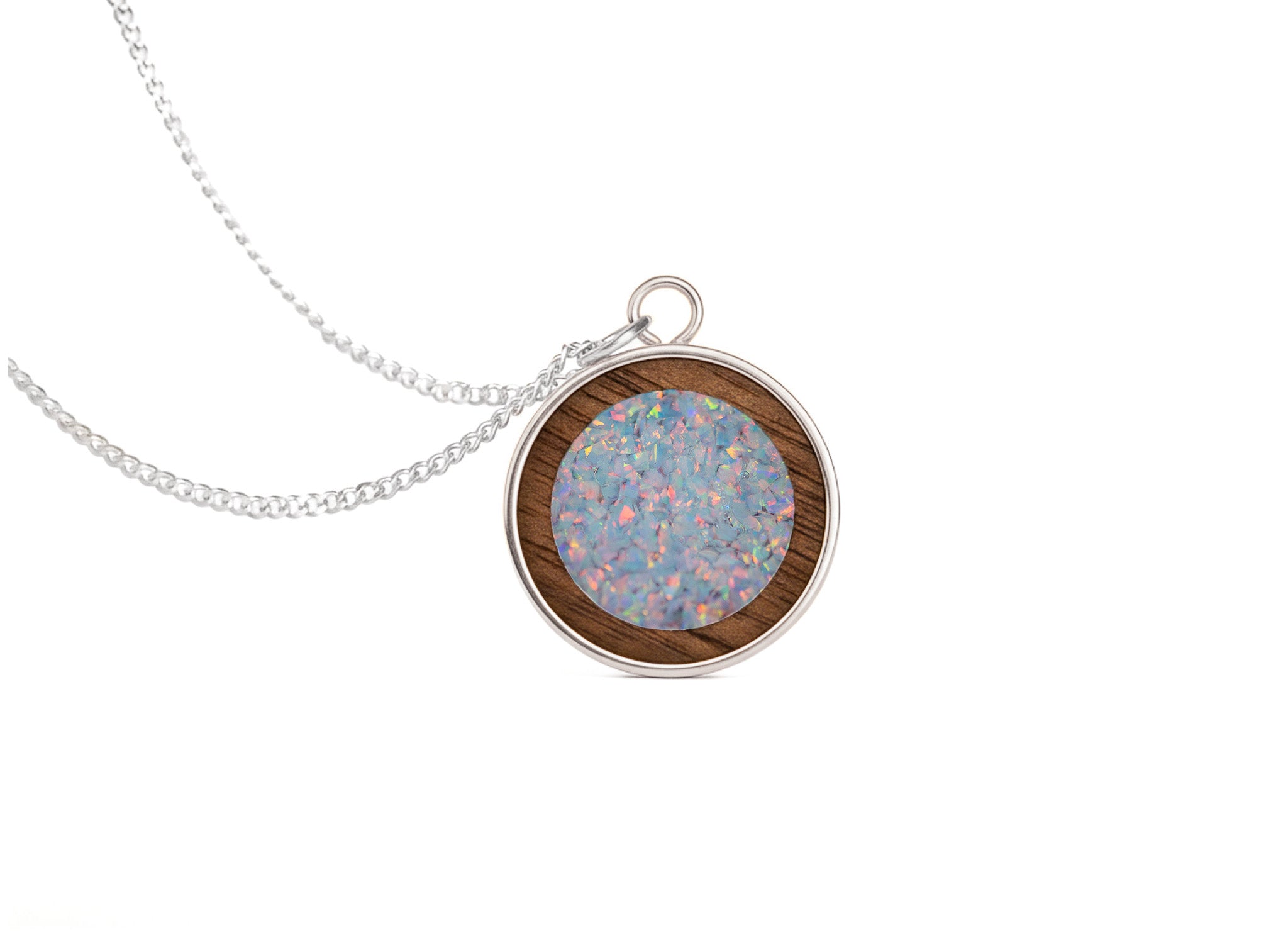 Circle Pendant Walnut