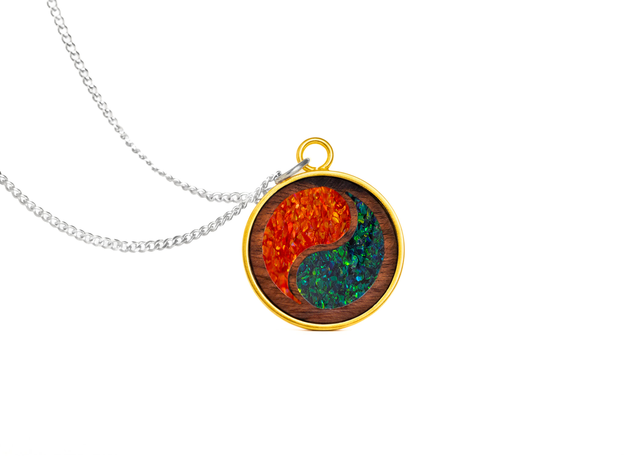 Yin-Yang Pendant Rosewood