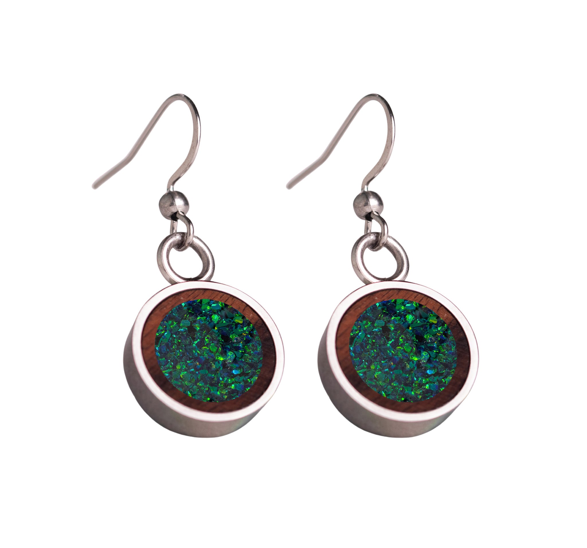 Circle Earrings Rosewood