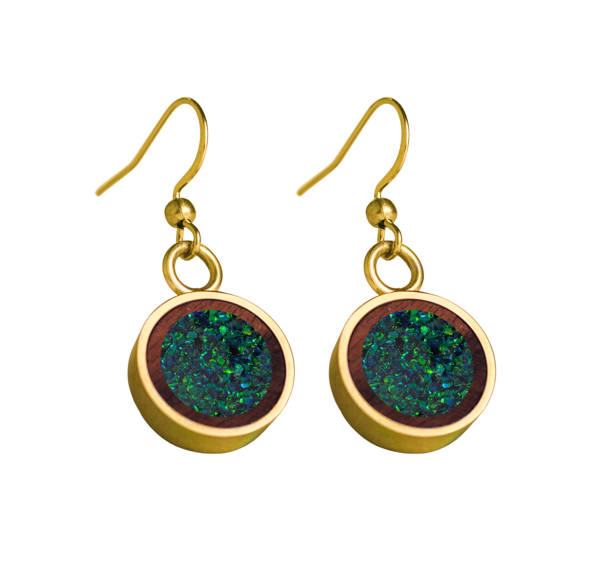 Circle Earrings Rosewood