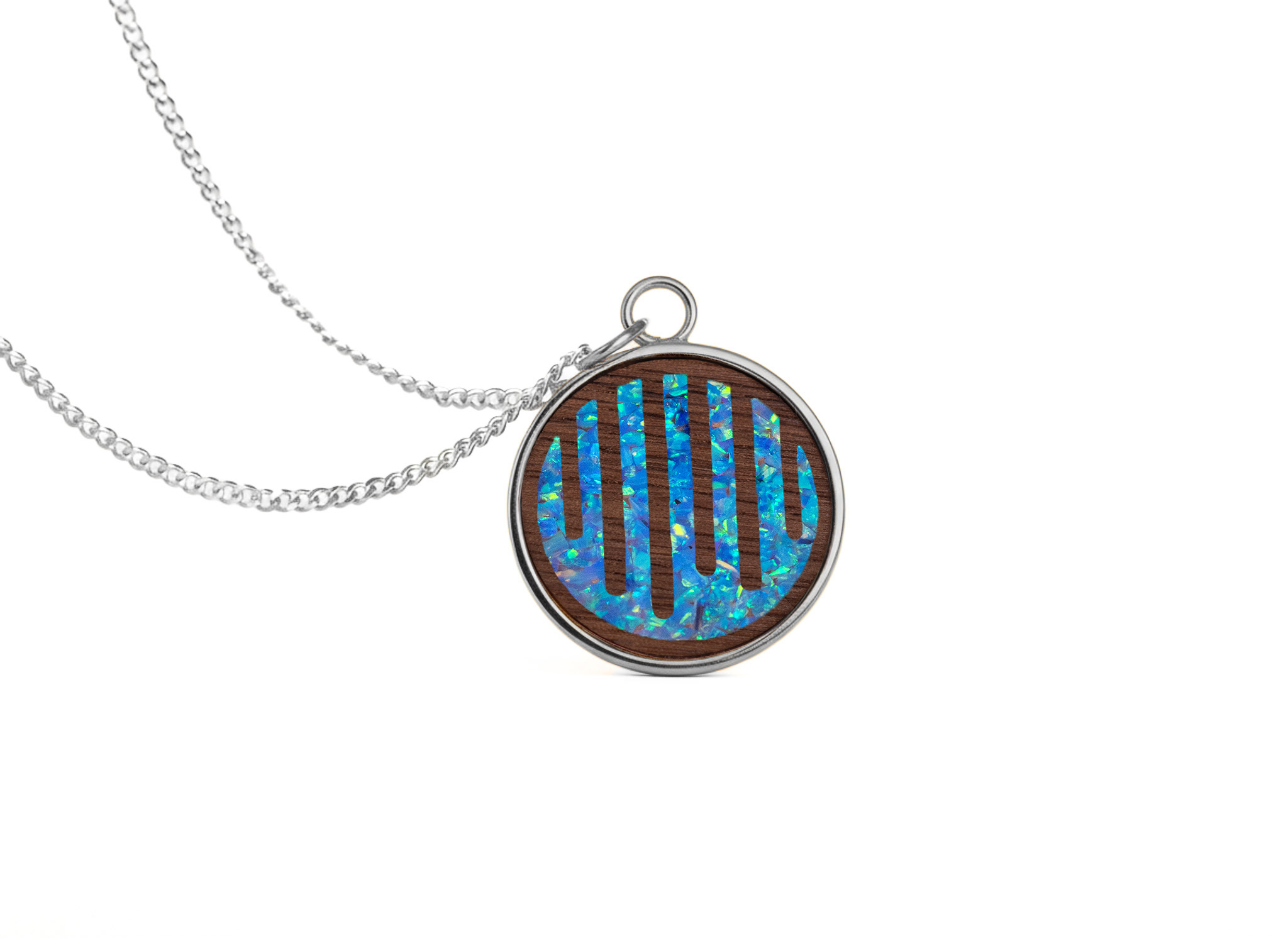 Raindrop Pendant Walnut