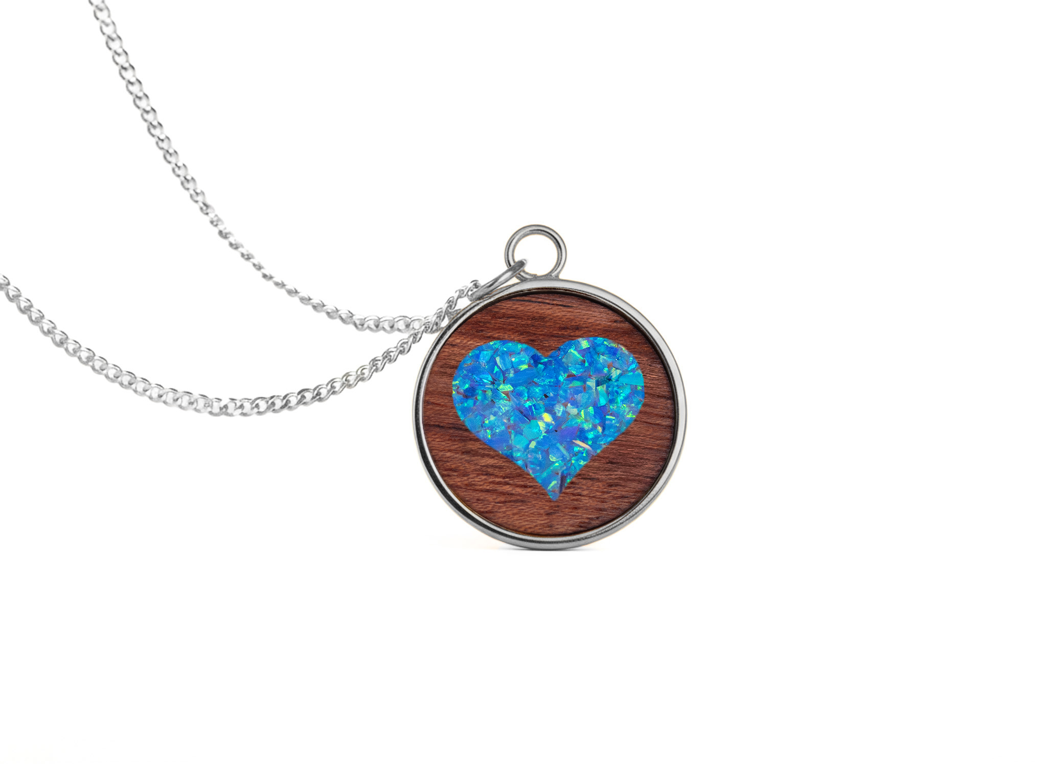 Heart Pendant Bubinga