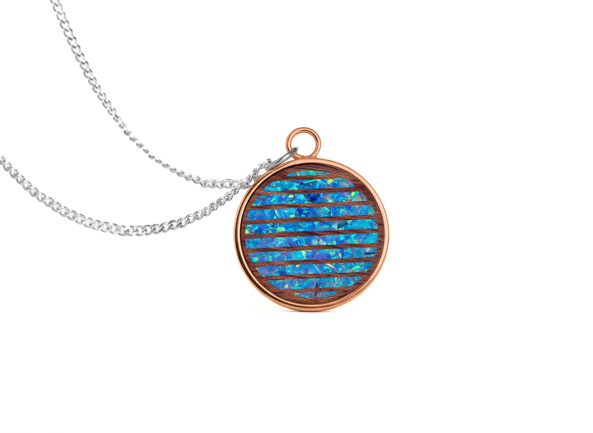 Grid Pendant Bubinga