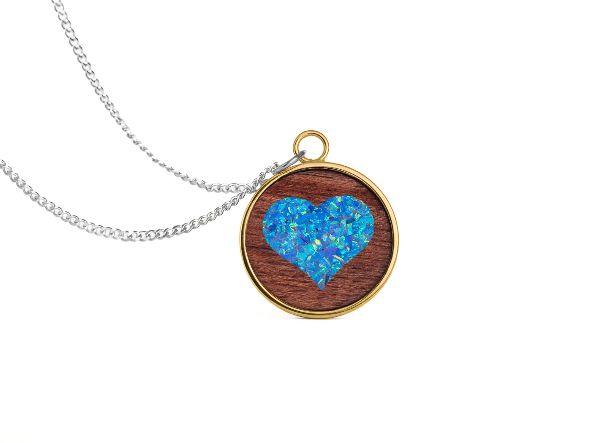 Heart Pendant Bubinga