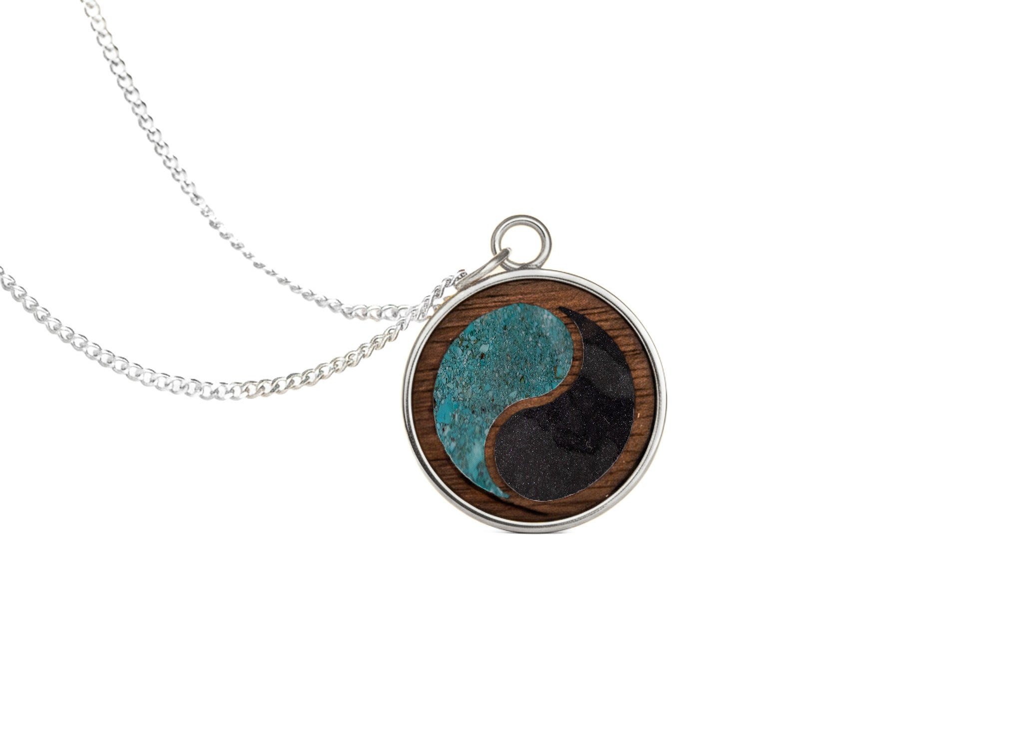 Yin-Yang Pendant Walnut