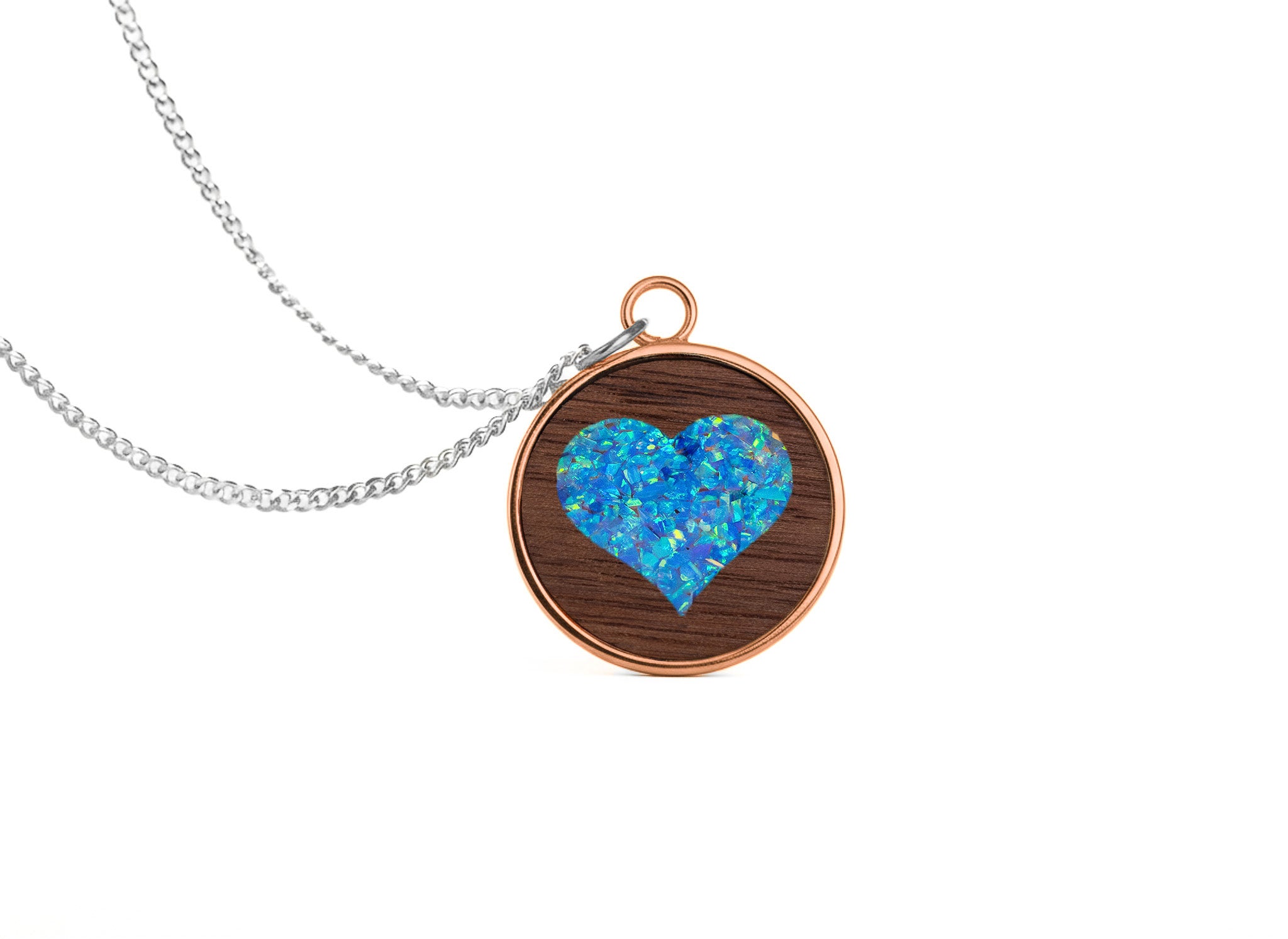 Heart Pendant Walnut