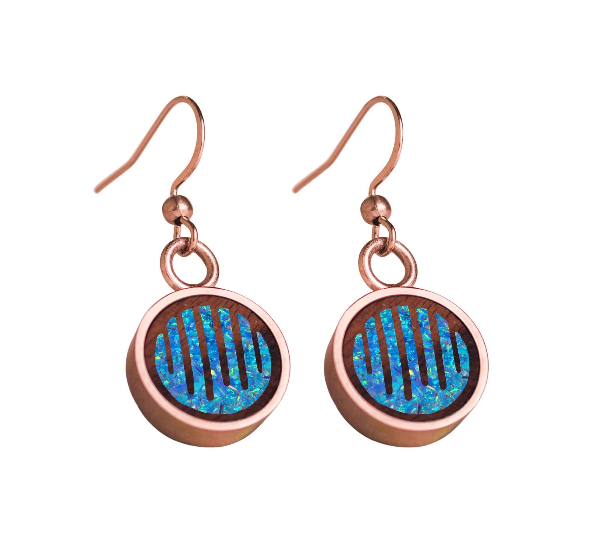 Raindrops Earrings Rosewood