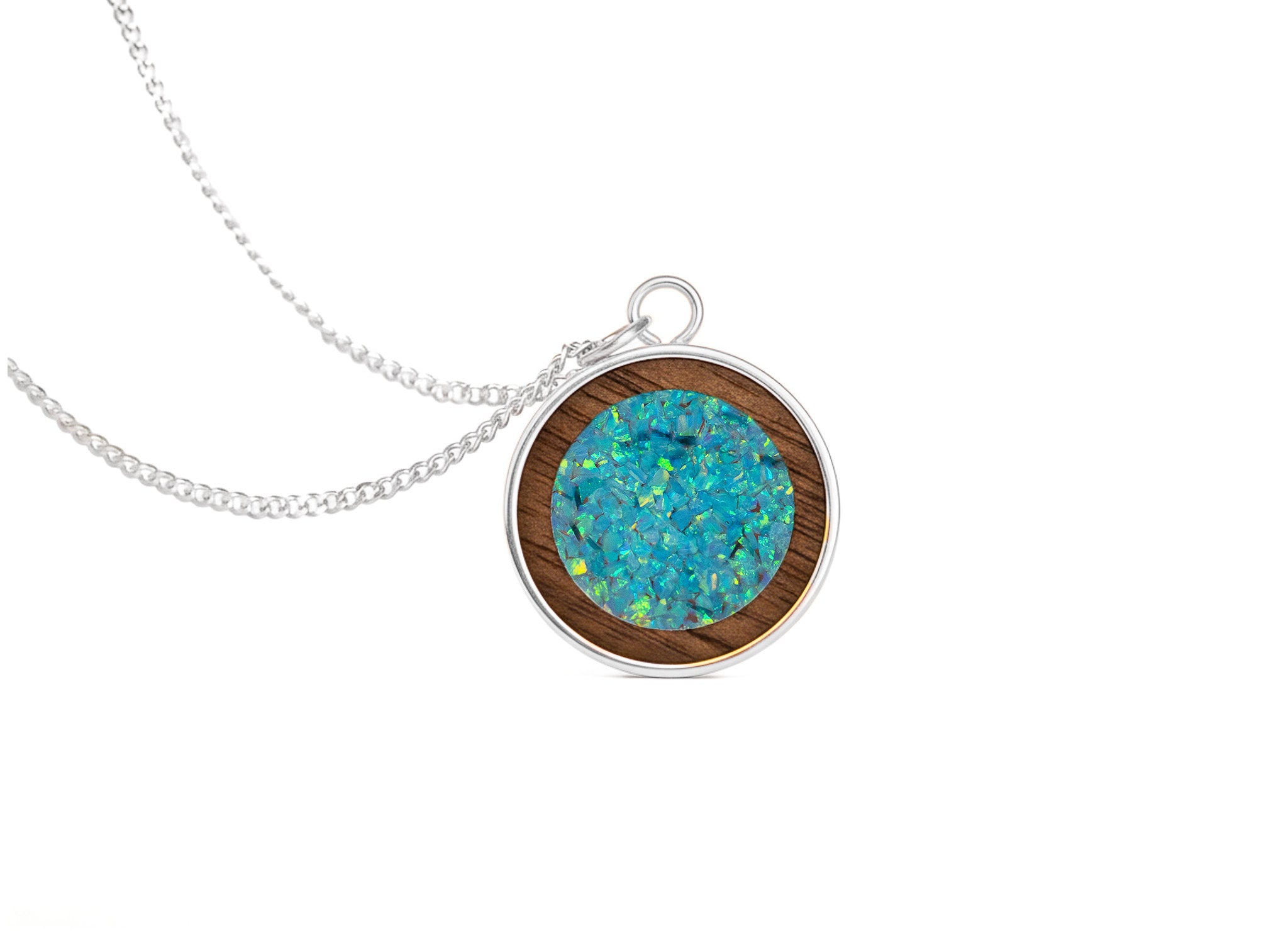 Circle Pendant Walnut