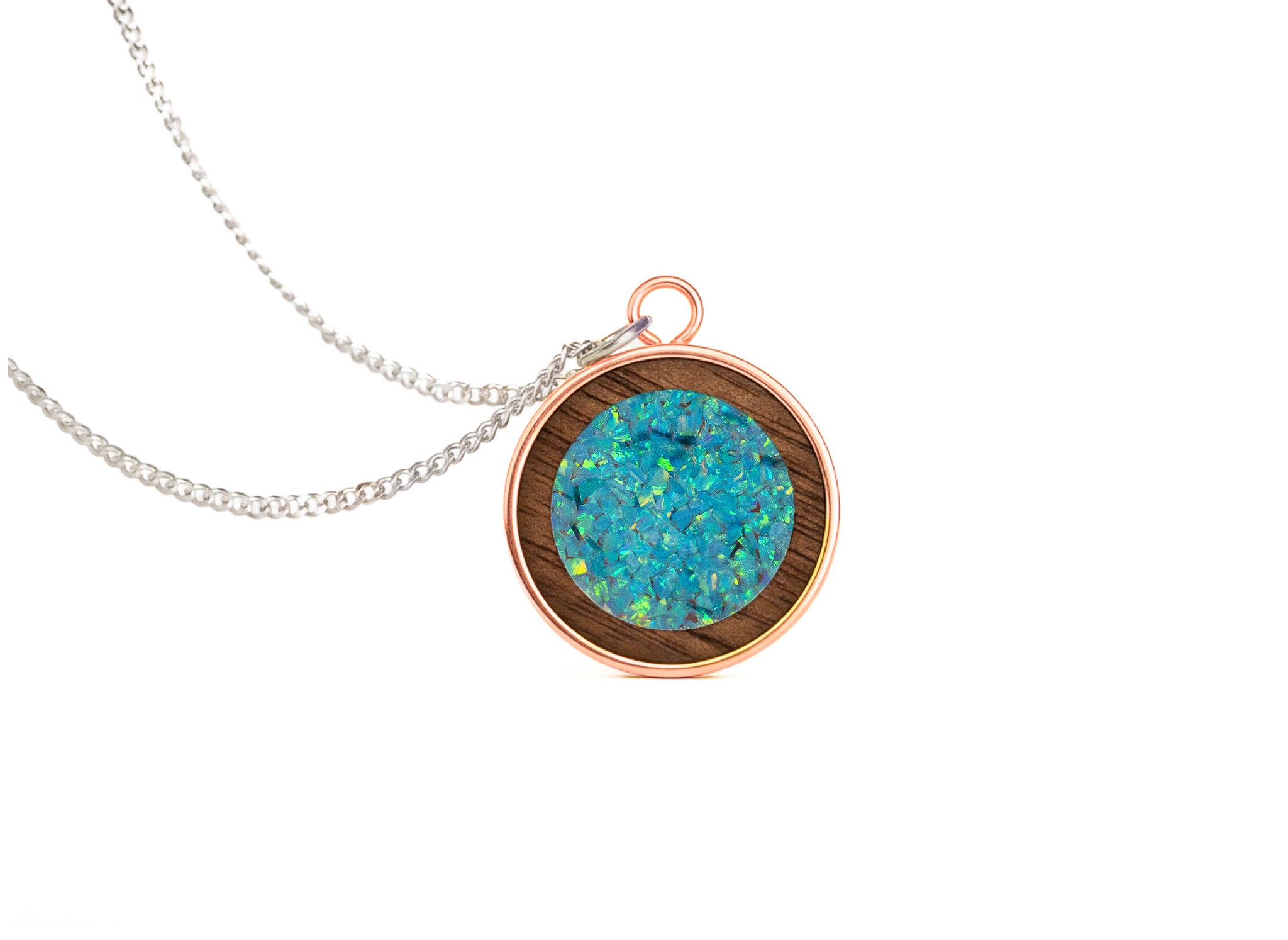Circle Pendant Walnut