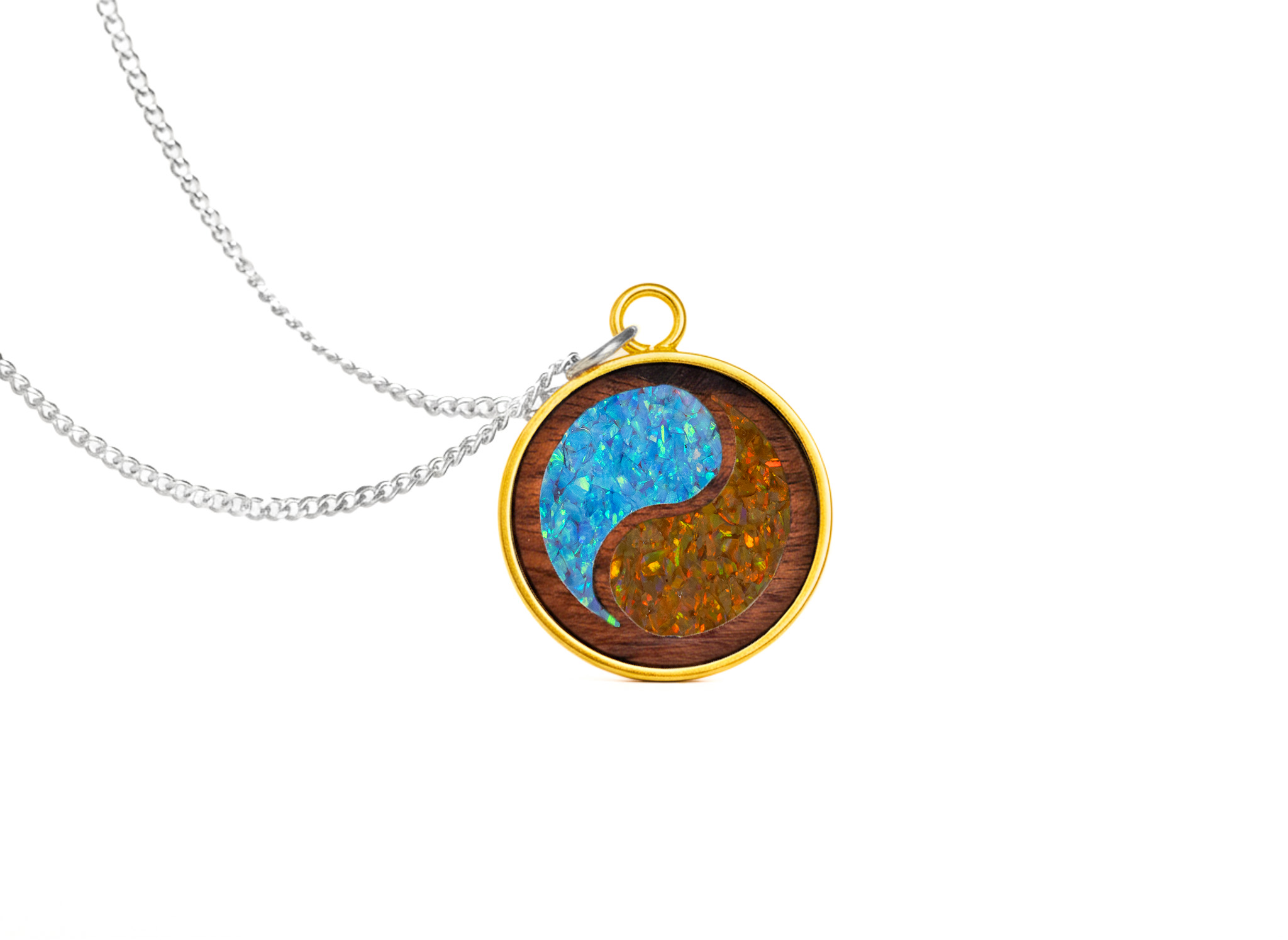 Yin-Yang Pendant Rosewood