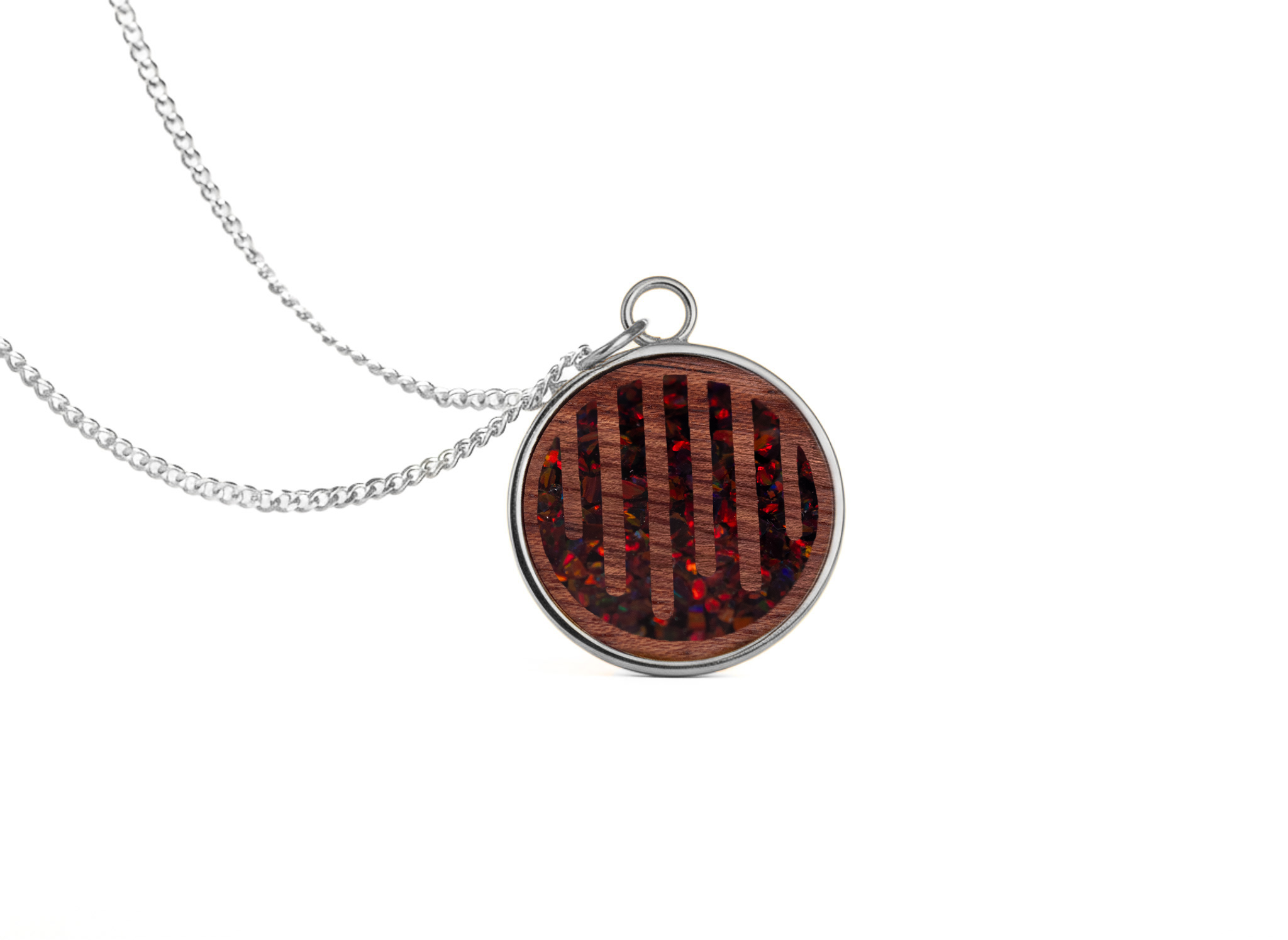 Raindrop Pendant Bubinga