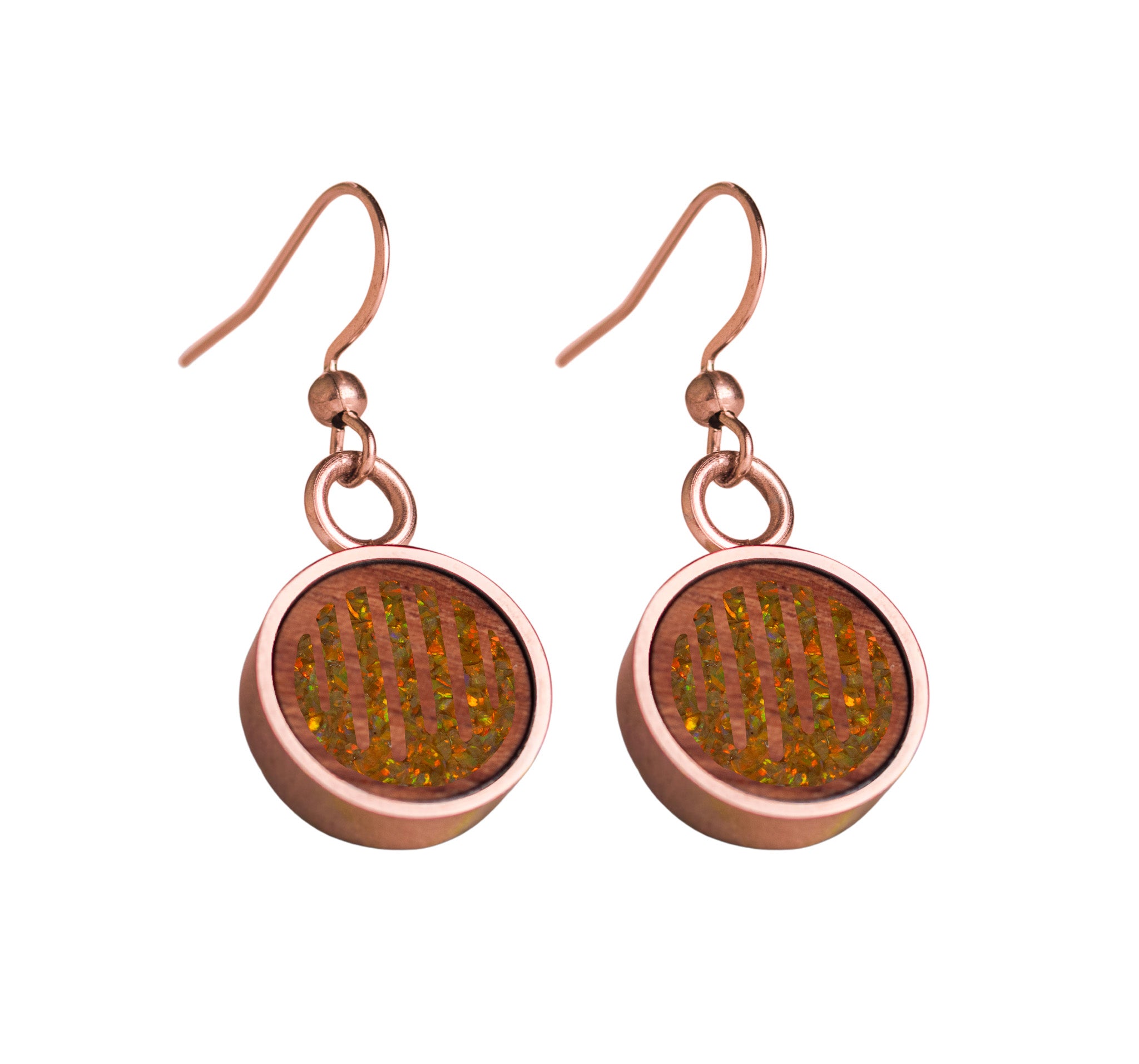 Raindrops Earrings Bubinga
