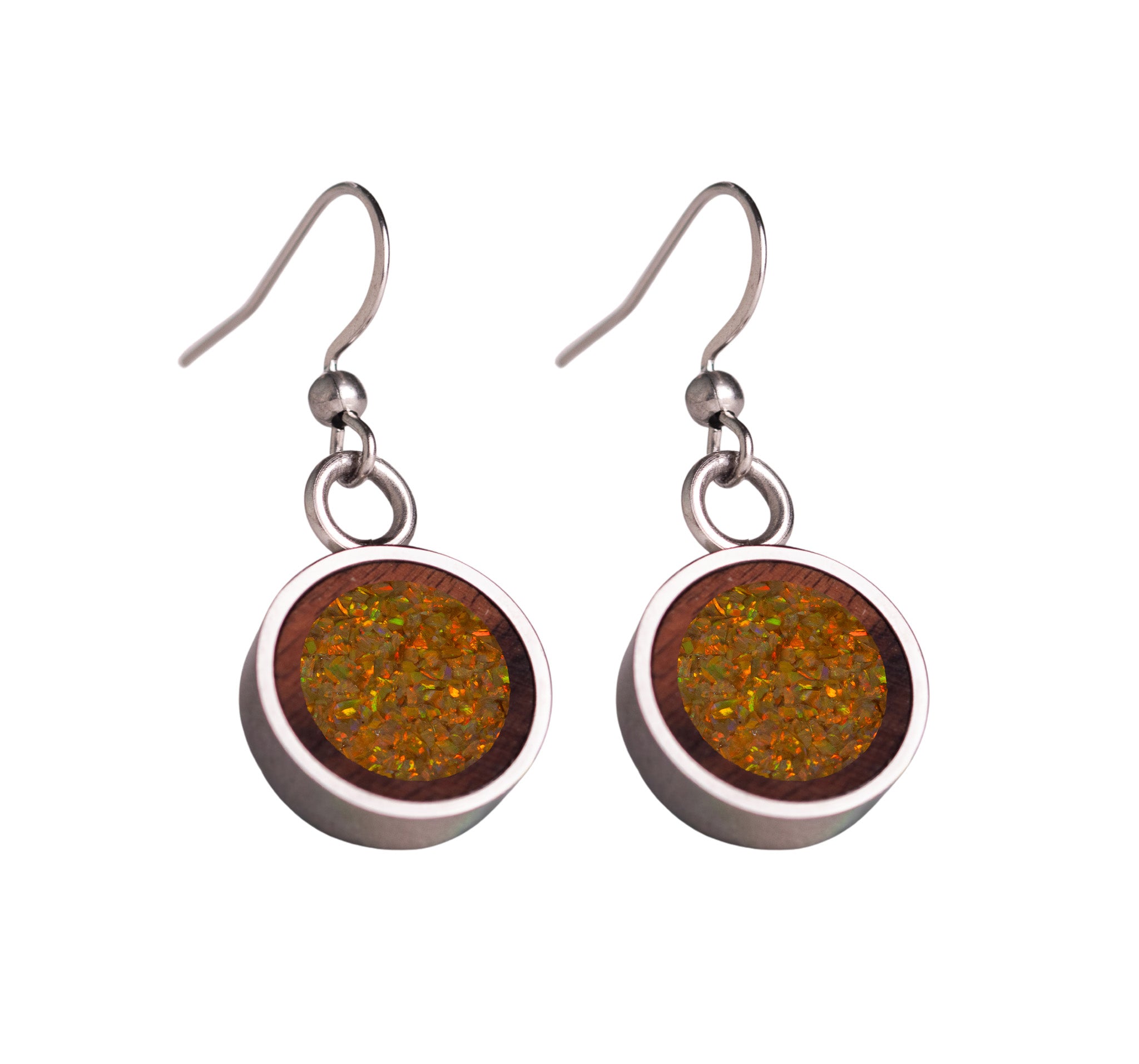 Circle Earrings Rosewood