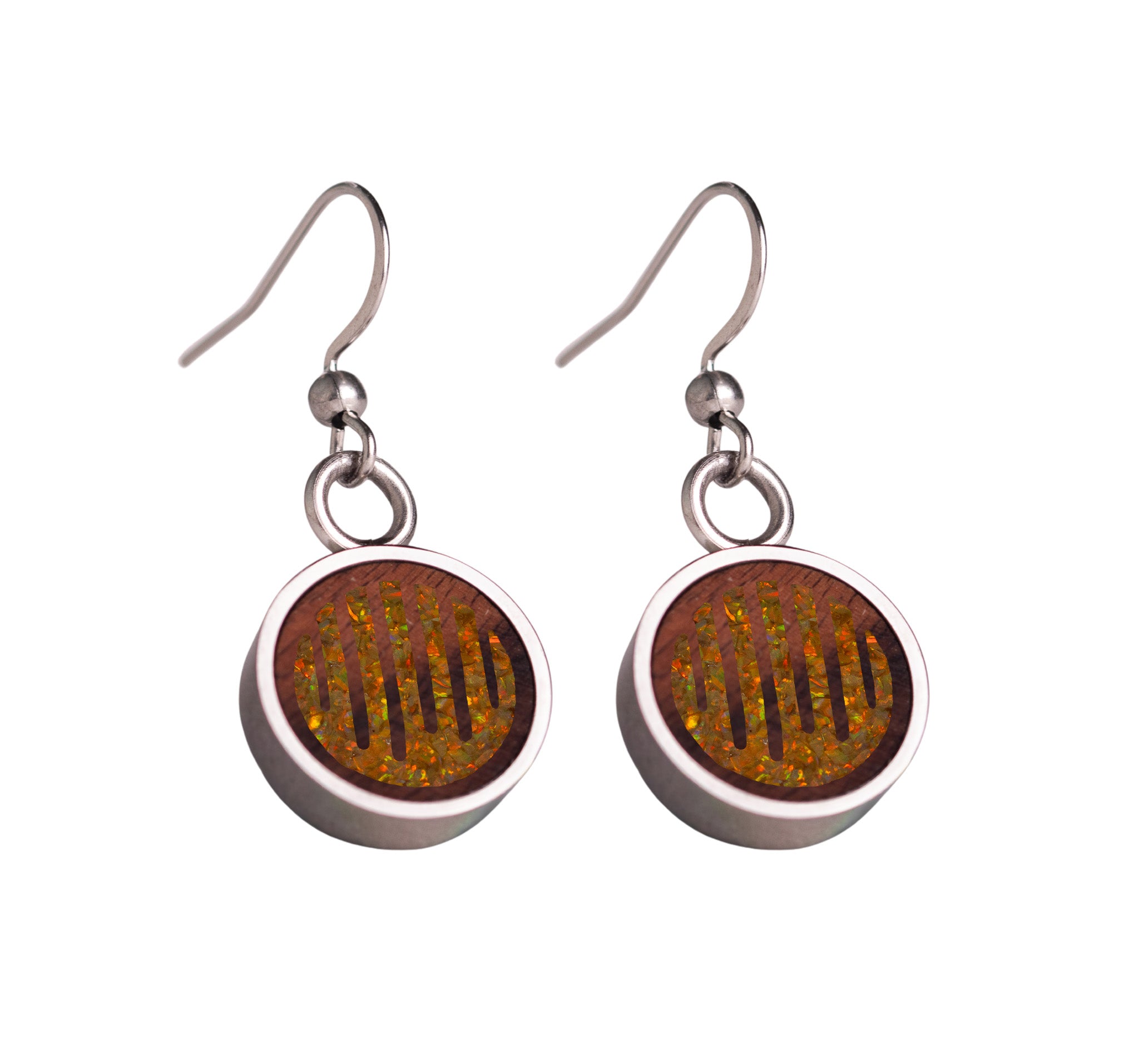 Raindrops Earrings Rosewood