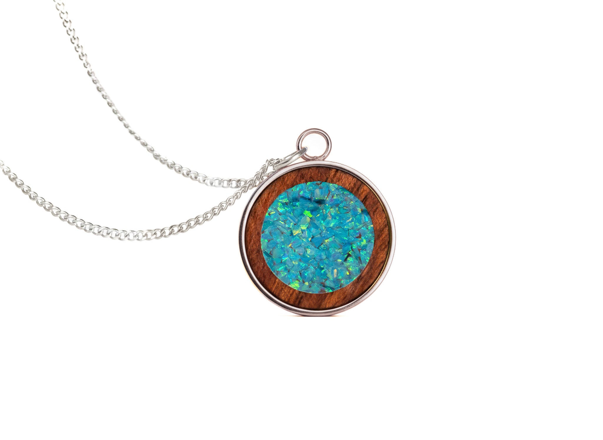 Circle Pendant Bubinga