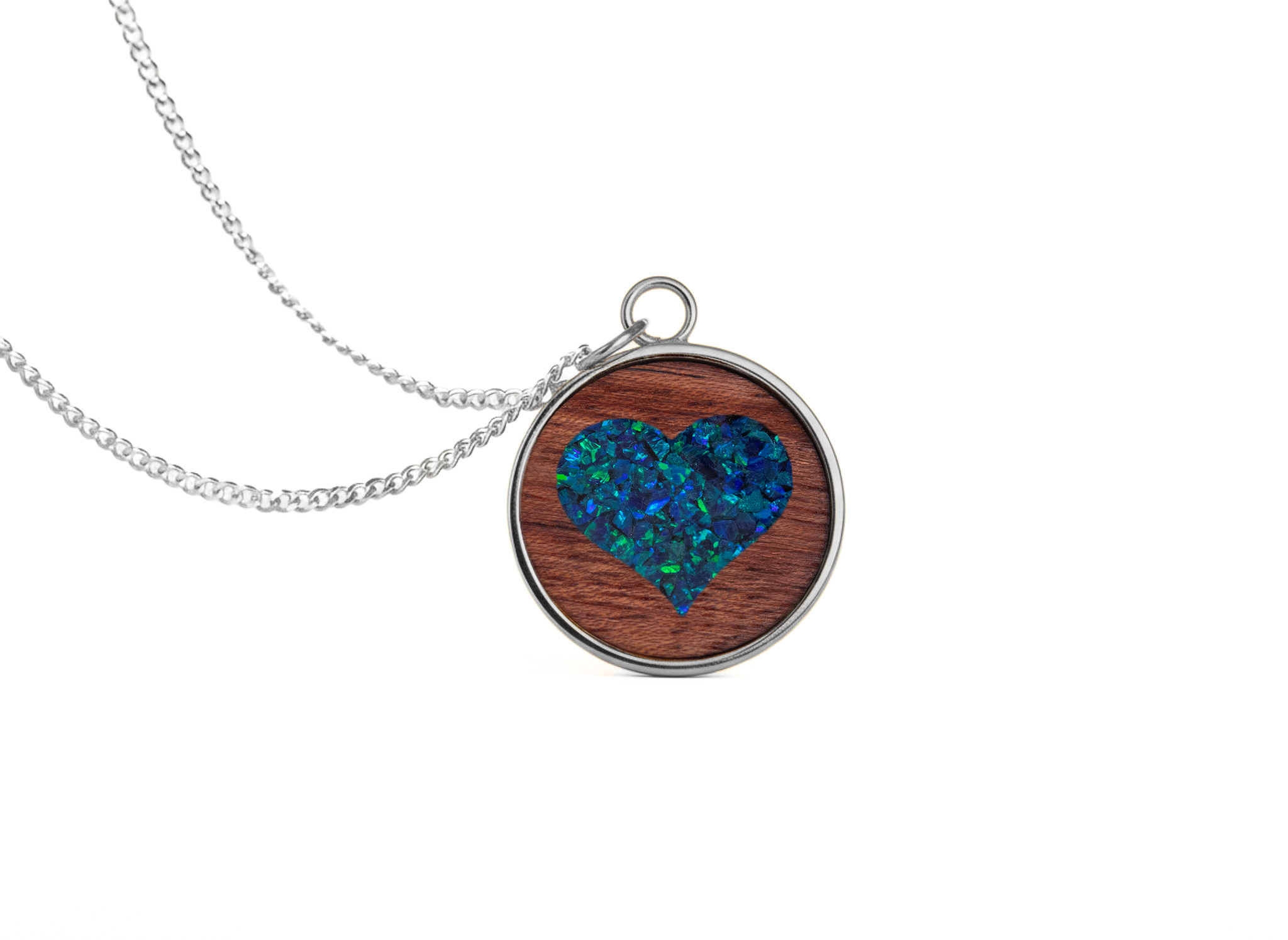 Heart Pendant Bubinga