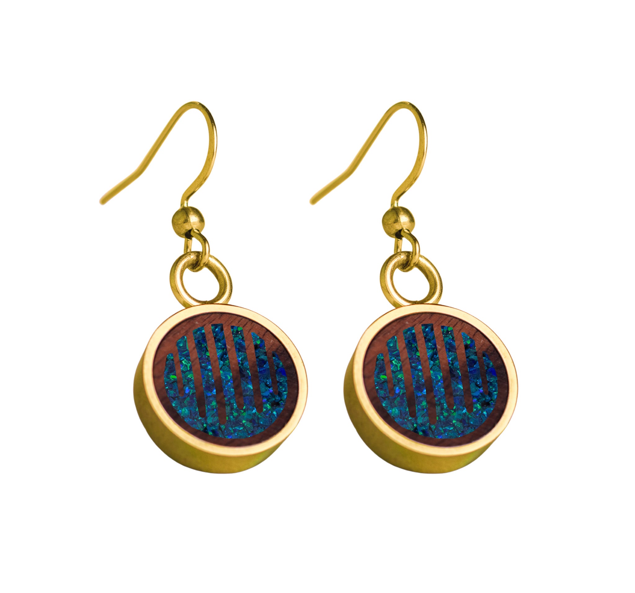 Raindrops Earrings Rosewood