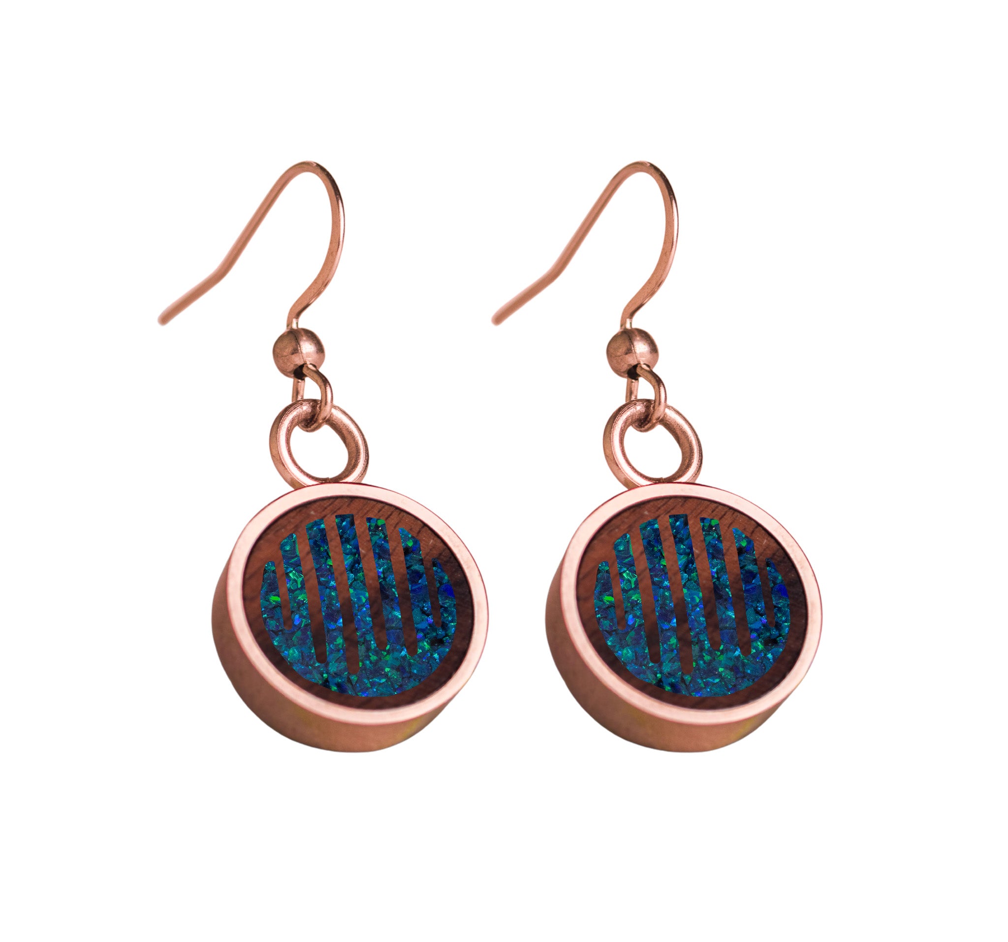 Raindrops Earrings Rosewood